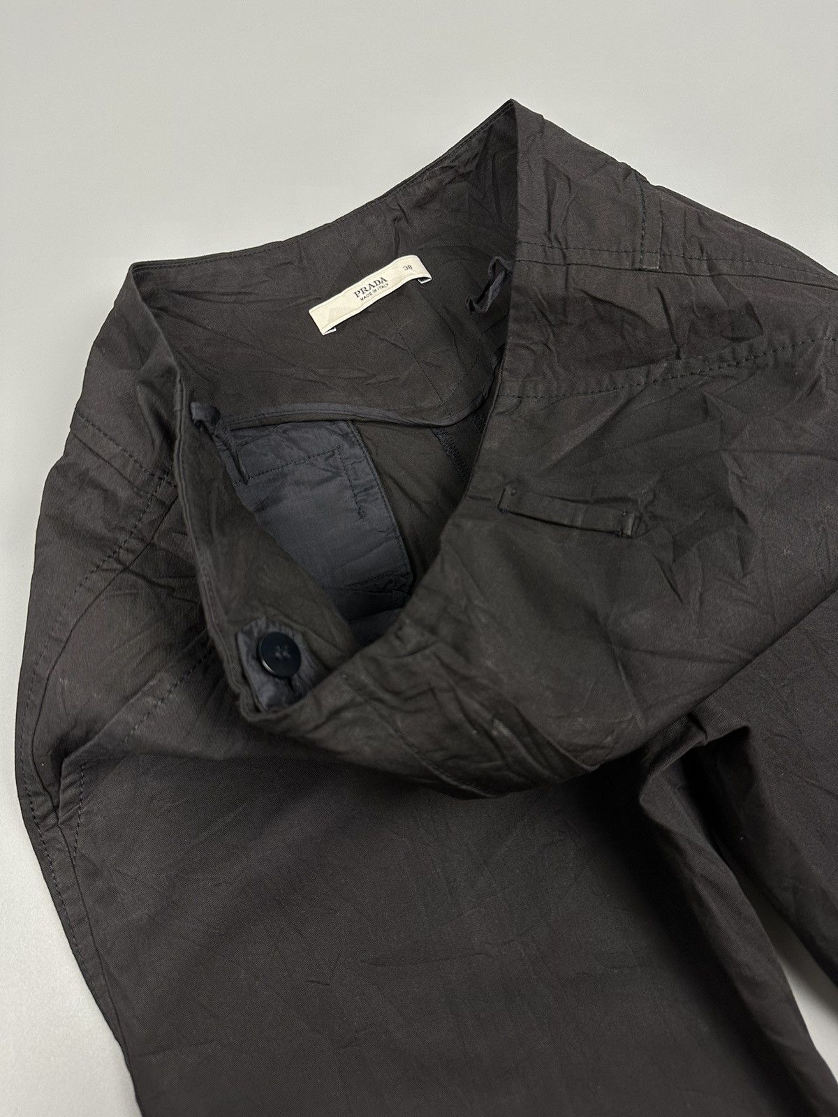Prada Prada Black Flared Khakis Pant Size 27" / US 4 / IT 40 - 4 Thumbnail