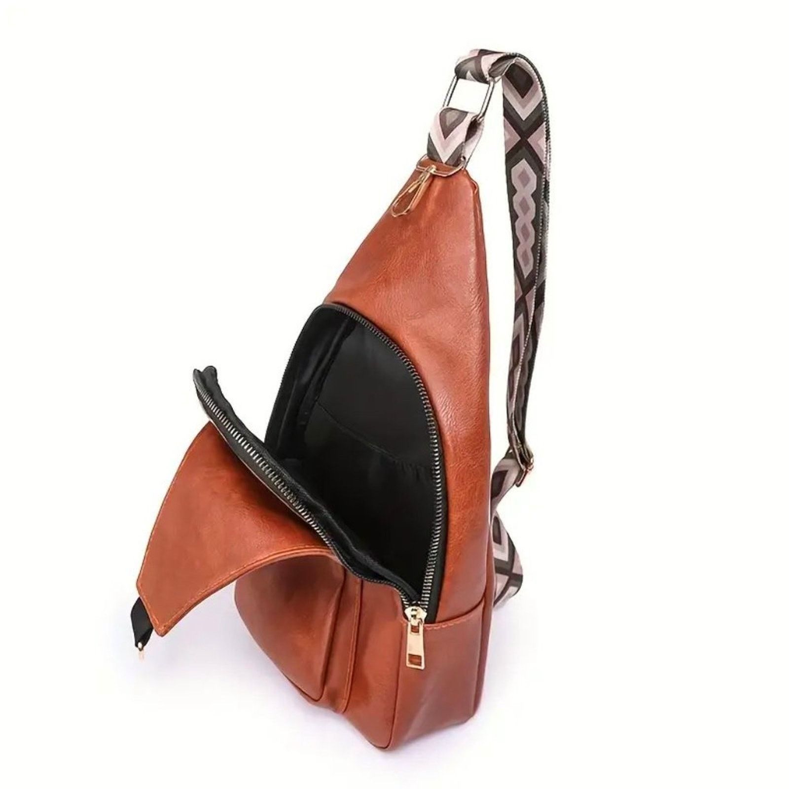 Other Vintage Bohemian Crossbody Bag - Beige Size ONE SIZE - 7 Thumbnail