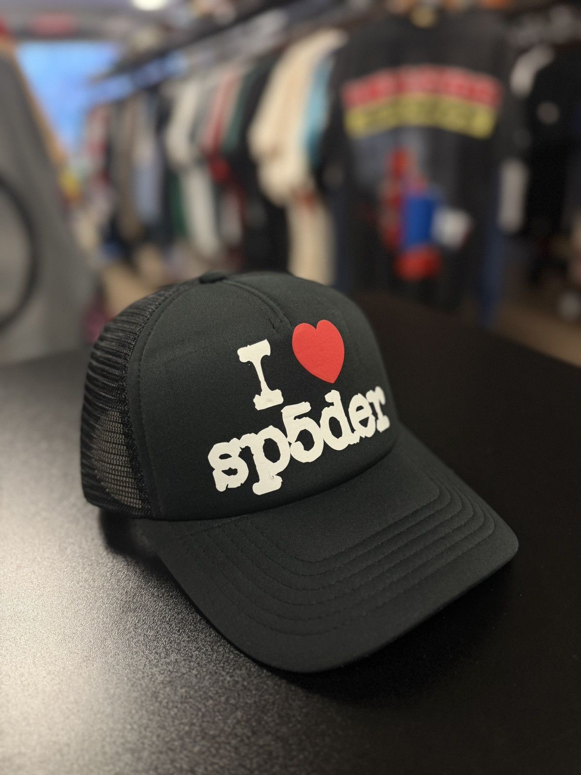 Sp5der SP5DER SnapBack Black “I Love SP5DER New Size ONE SIZE - 3 Thumbnail