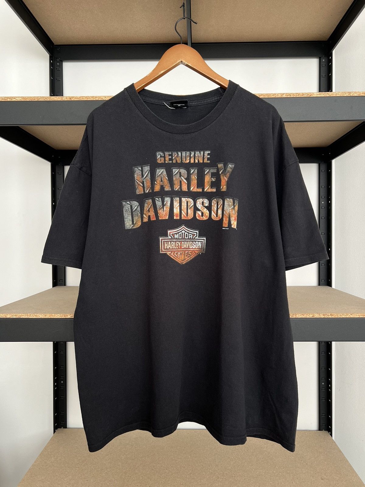 Harley Davidson Vintage 2017 Harley Davidson Snake Mother Road Black T-shirt Size US XXL / EU 58 / 5 - 3 Thumbnail