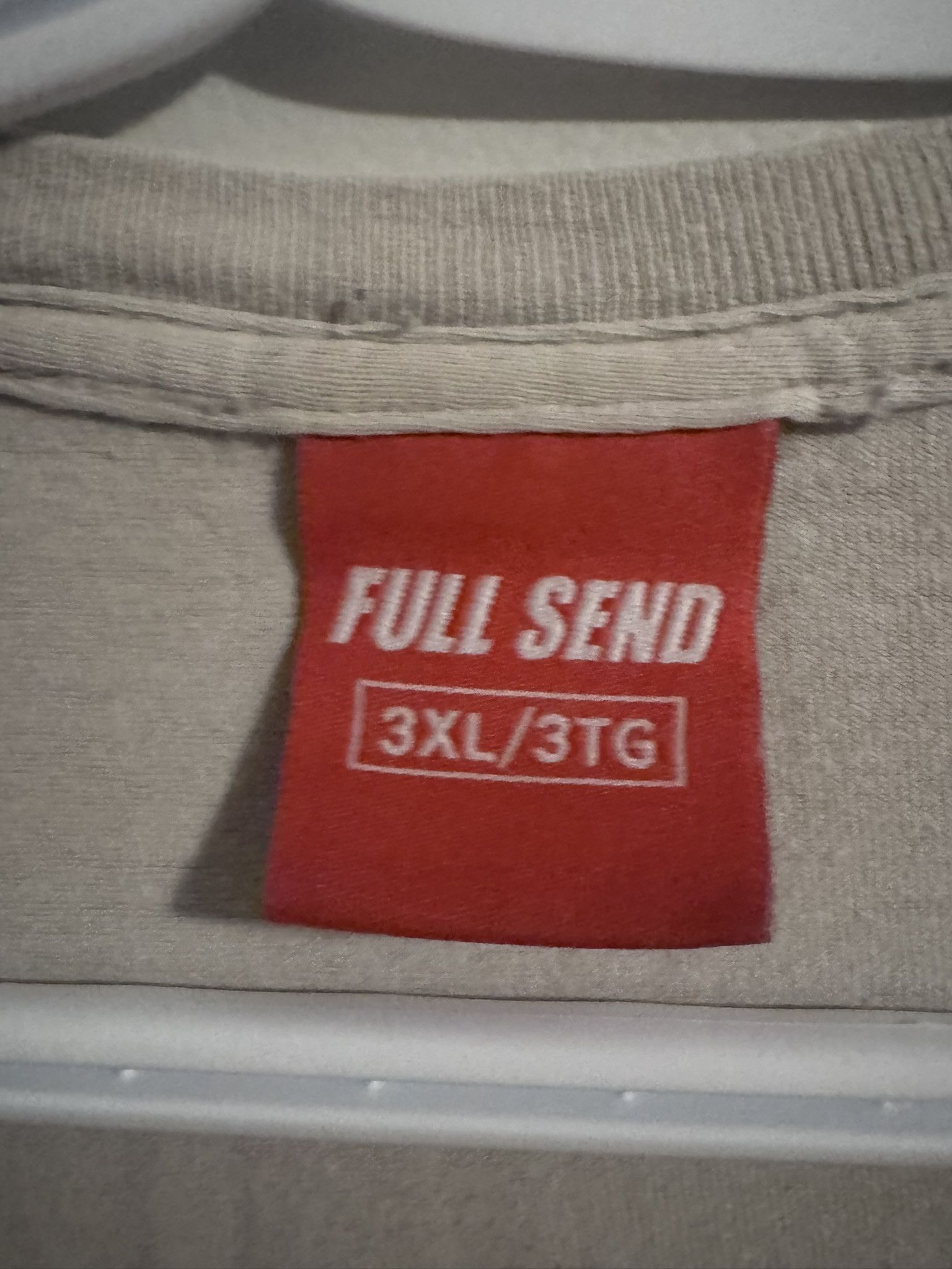 UFC UFC x FULLSEND Beige Tee - 3XL Size US XXL / EU 58 / 5 - 2 Thumbnail