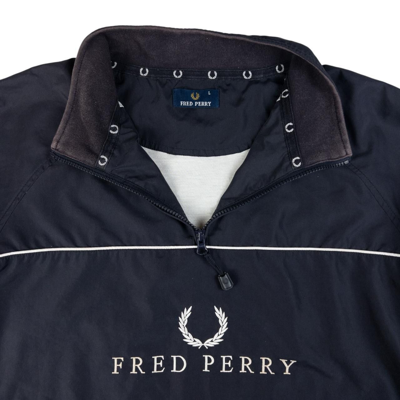 Fred Perry Vintage Fred Perry Q Zip Jacket Size XL Size US XL / EU 56 / 4 - 4 Thumbnail