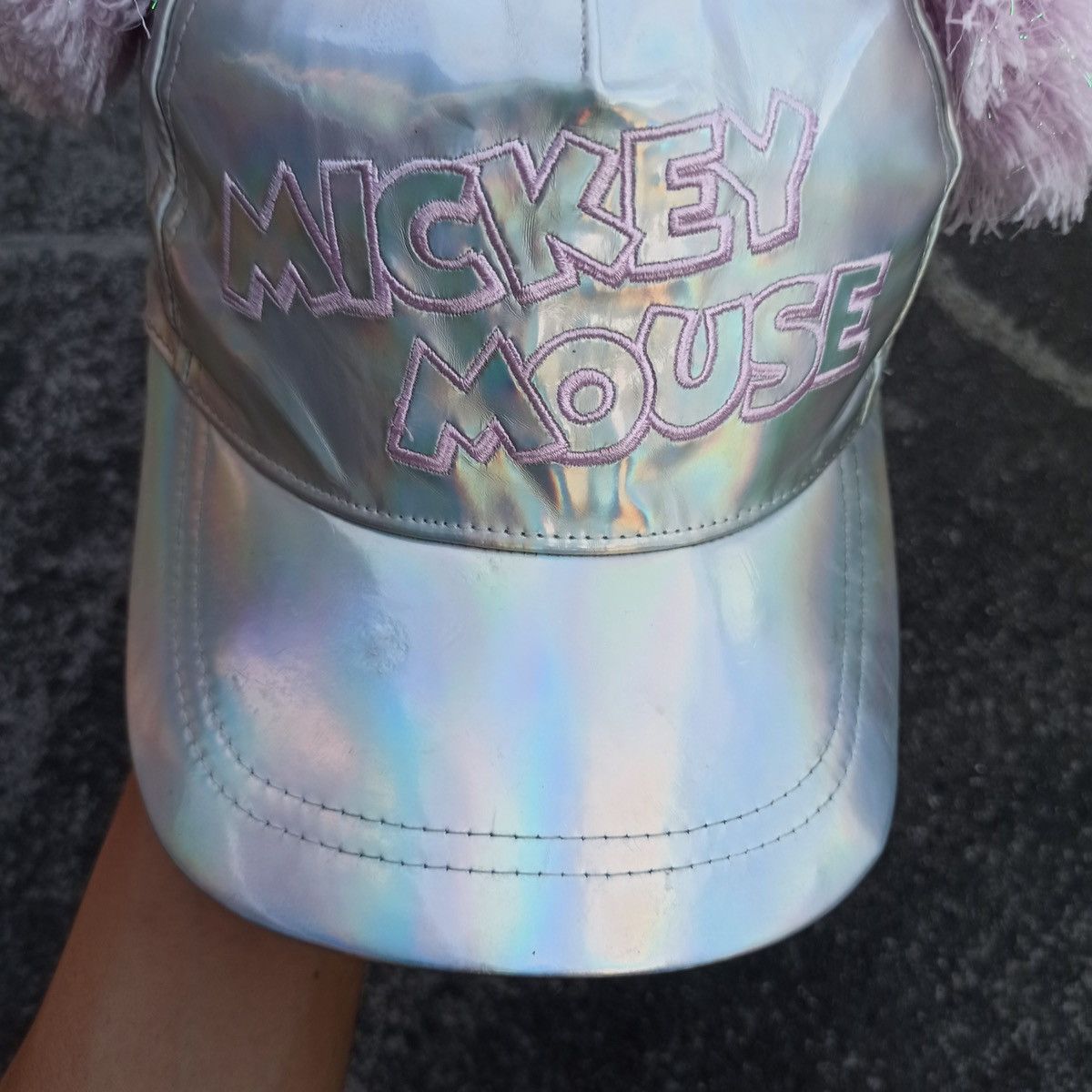 Beauty Beast × Mickey Mouse Sick chrome and pink Mickey Mouse Hat Size ONE SIZE - 9 Thumbnail