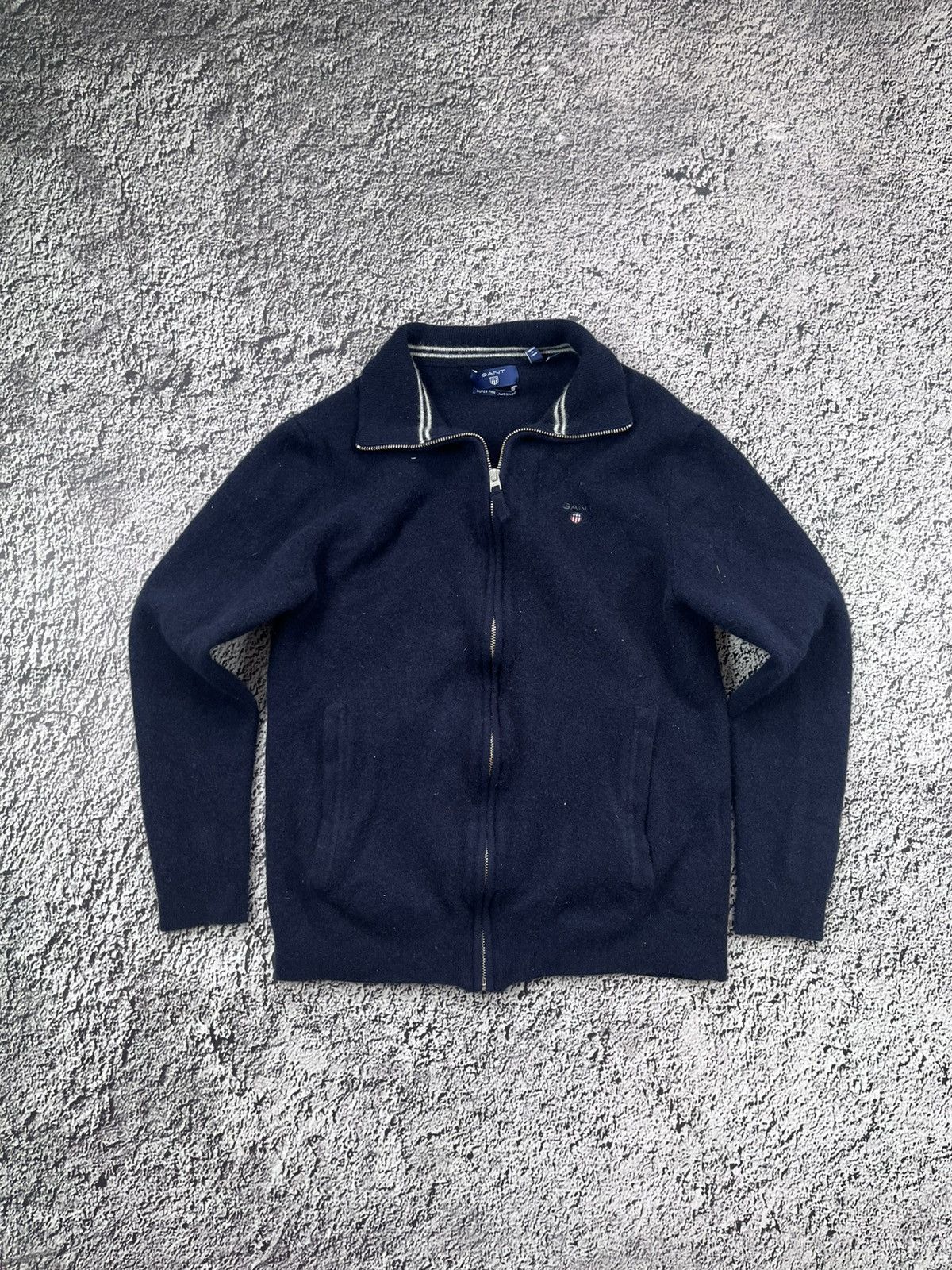 Gant Mens GANT Wool Sweater Cardigan size Size US S / EU 44-46 / 1 - 1 Thumbnail