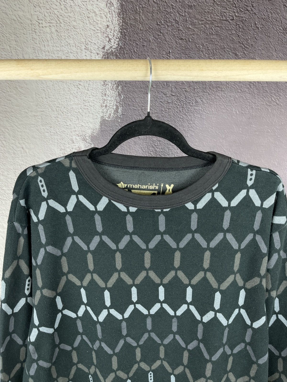 Maharishi Maharishi x Hardy Blechman geometrical pattern sweatshirt Size US XL / EU 56 / 4 - 3 Thumbnail