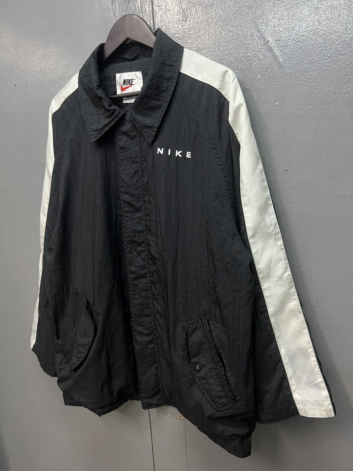 Vintage 🔥VINTAGE NIKE SWOOSH BIG LOGO ZIPPER JACKET Size US M / EU 48-50 / 2 - 5 Thumbnail