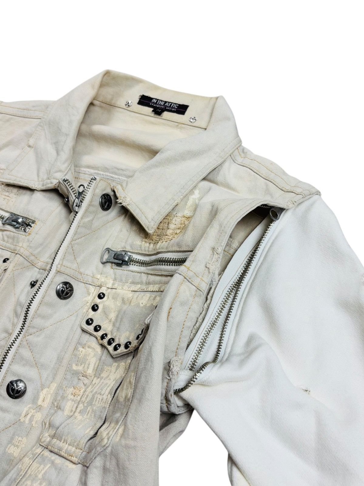 If Six Was Nine Archive In The Attic - Vkei Style Pierced Hybrid Jacket Size US M / EU 48-50 / 2 - 9 Thumbnail