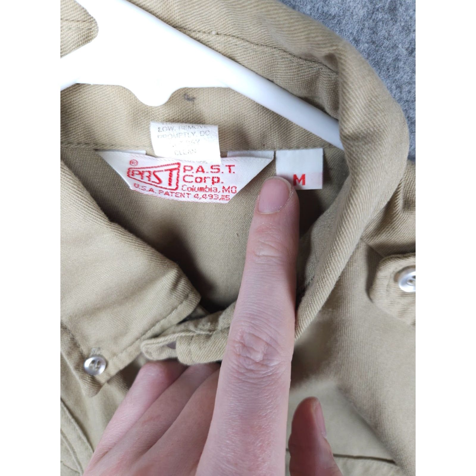 Vintage VINTAGE PAST Corp Hunting Shirt Mens Medium Quilted Shooting Pad Made USA 80s Size US M / EU 48-50 / 2 - 3 Thumbnail