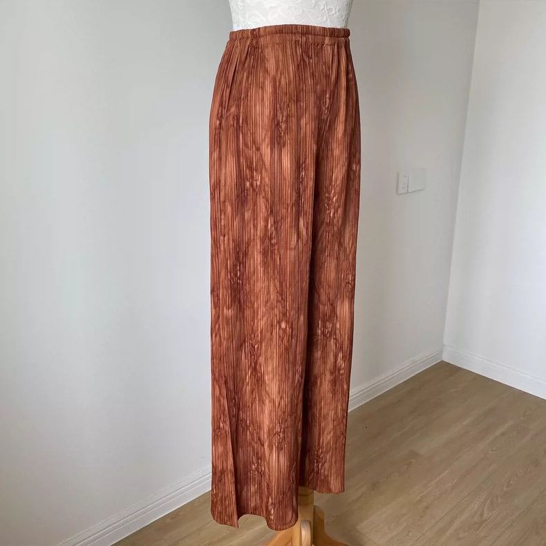 Issey Miyake Issey Miyake Retro patterned wide-leg pants Size 25" / US 0 / IT 36 - 3 Thumbnail