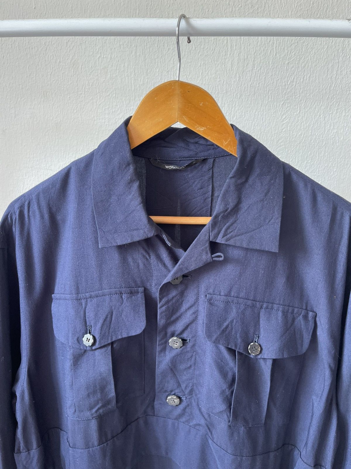 Yohji Yamamoto 90s WorkShop Yohji Yamamoto Rayon Dress A4 Size L / US 10 / IT 46 - 8 Thumbnail