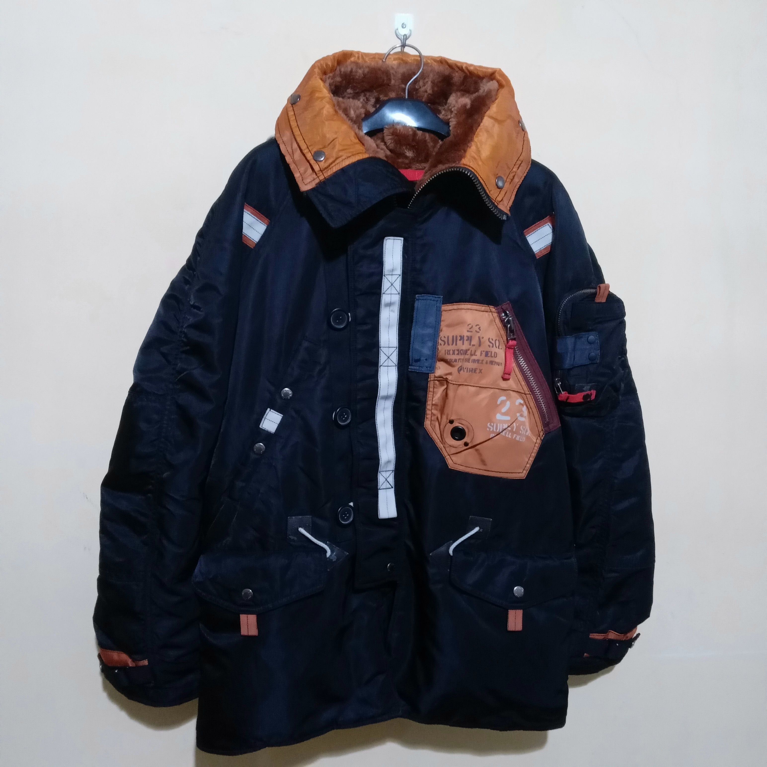 Alpha Industries × Avirex Avirex Jacket Nylon Multipocket Size US L / EU 52-54 / 3 - 3 Thumbnail