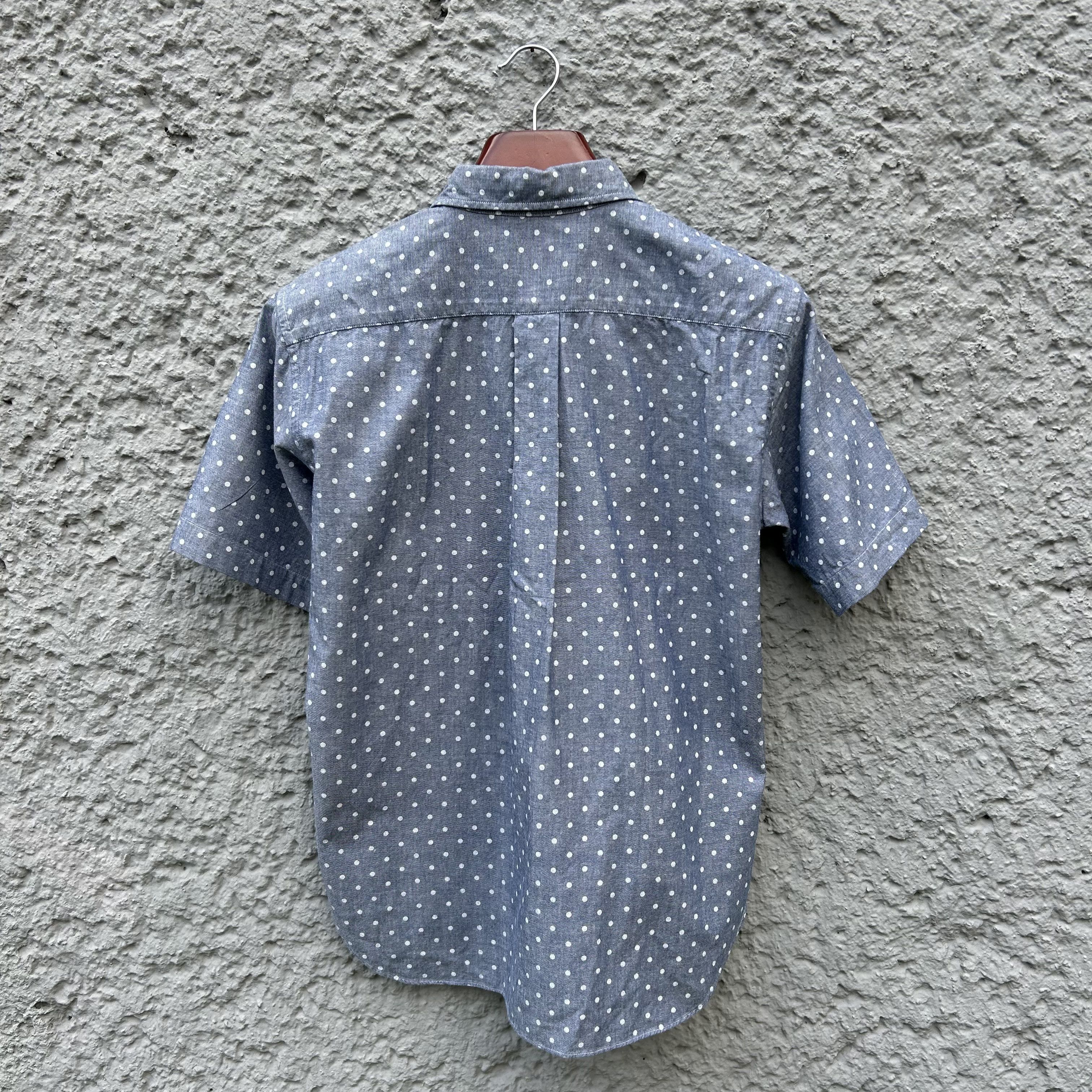 Comme des Garcons CDG Homme Deux Light Blue Polka Dot Shirt Button Up Size US S / EU 44-46 / 1 - 2 Thumbnail