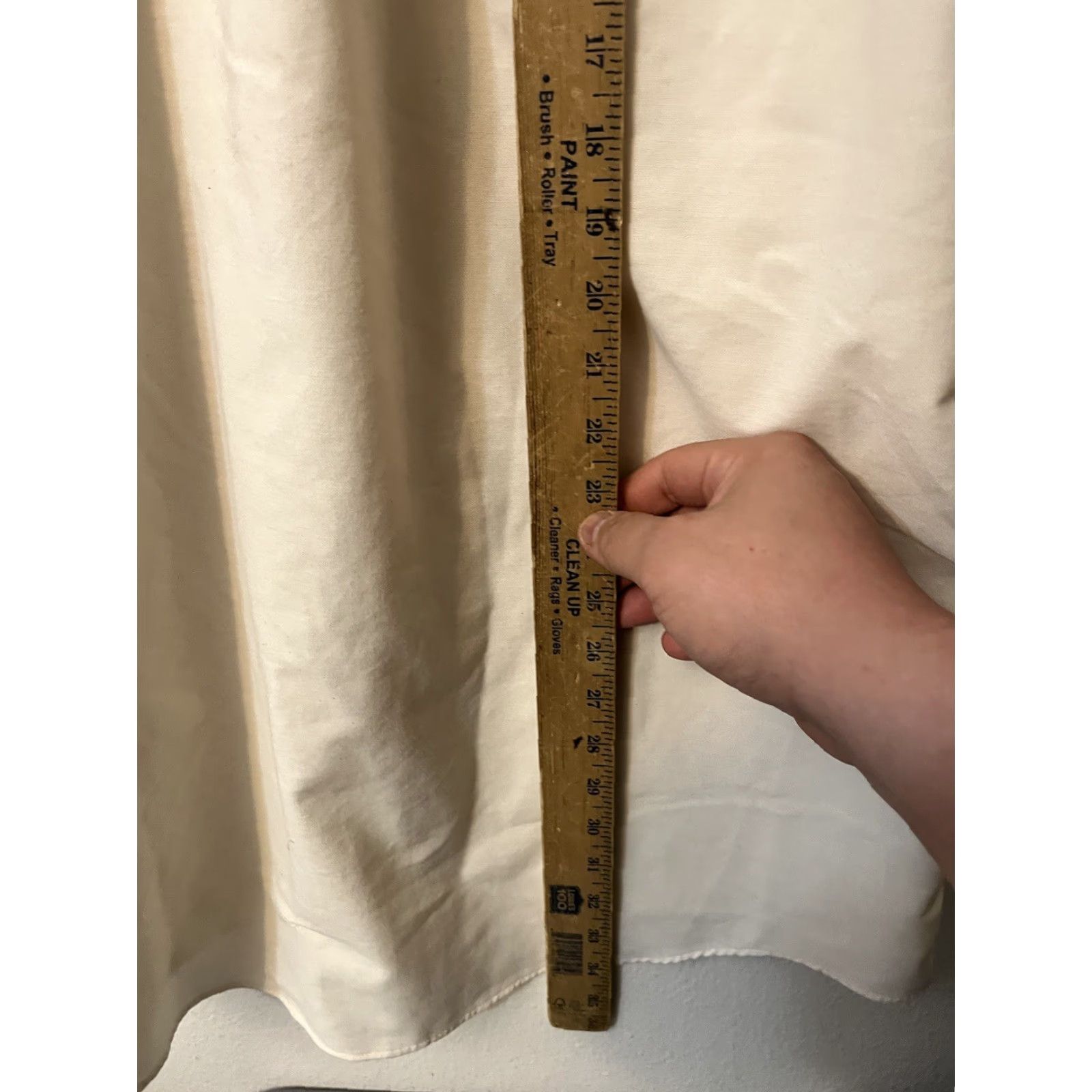 Stafford Stafford Shirt Men 17 Cream Beige Check Wrinkle-Free Athletic Fit Short Sleeve Button-Up Casual Dock Pocket Size US XL / EU 56 / 4 - 4 Thumbnail