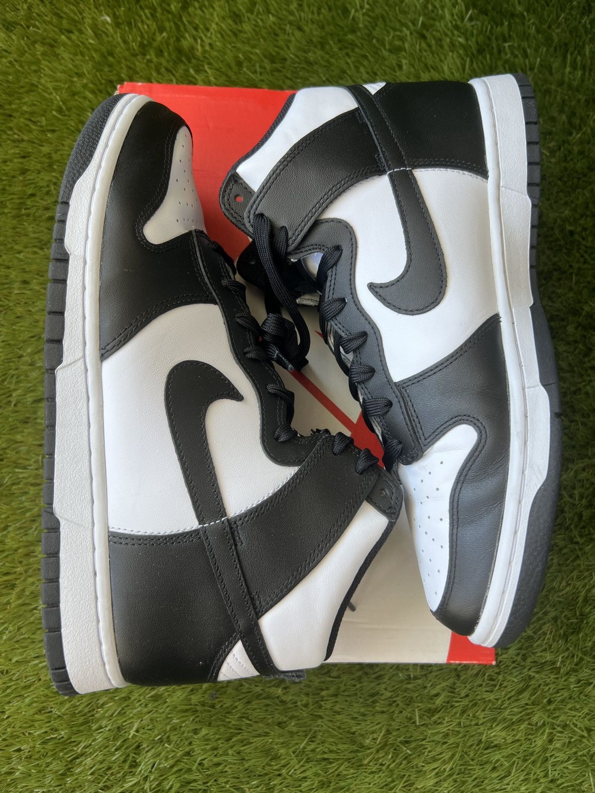 Nike Nike Dunk High Black White Panda Size US 11.5 / EU 44-45 - 4 Thumbnail