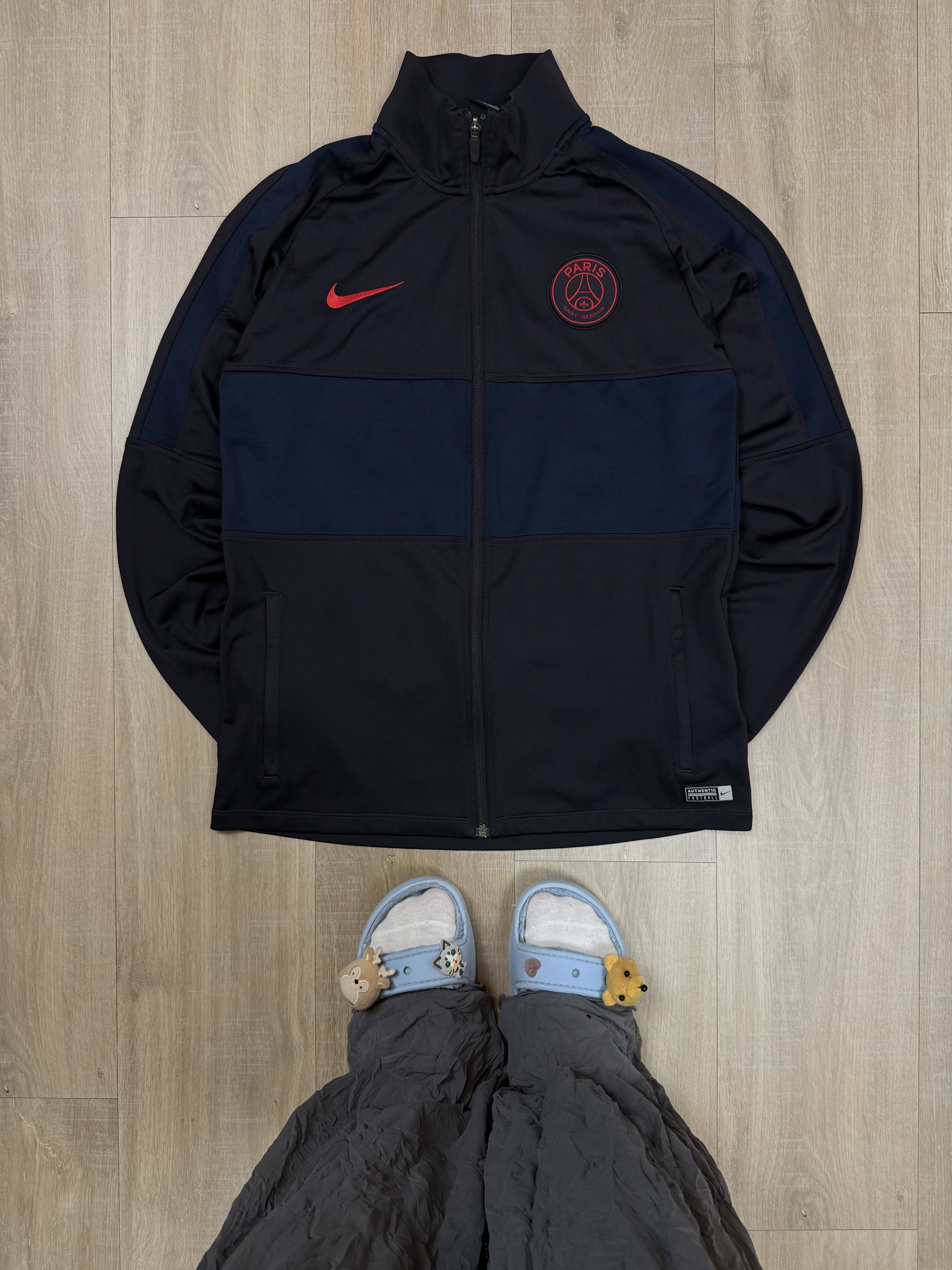 Nike Nike Paris Saint Germain 2019/20 Soccer Track Jacket Size US M / EU 48-50 / 2 - 1 Thumbnail