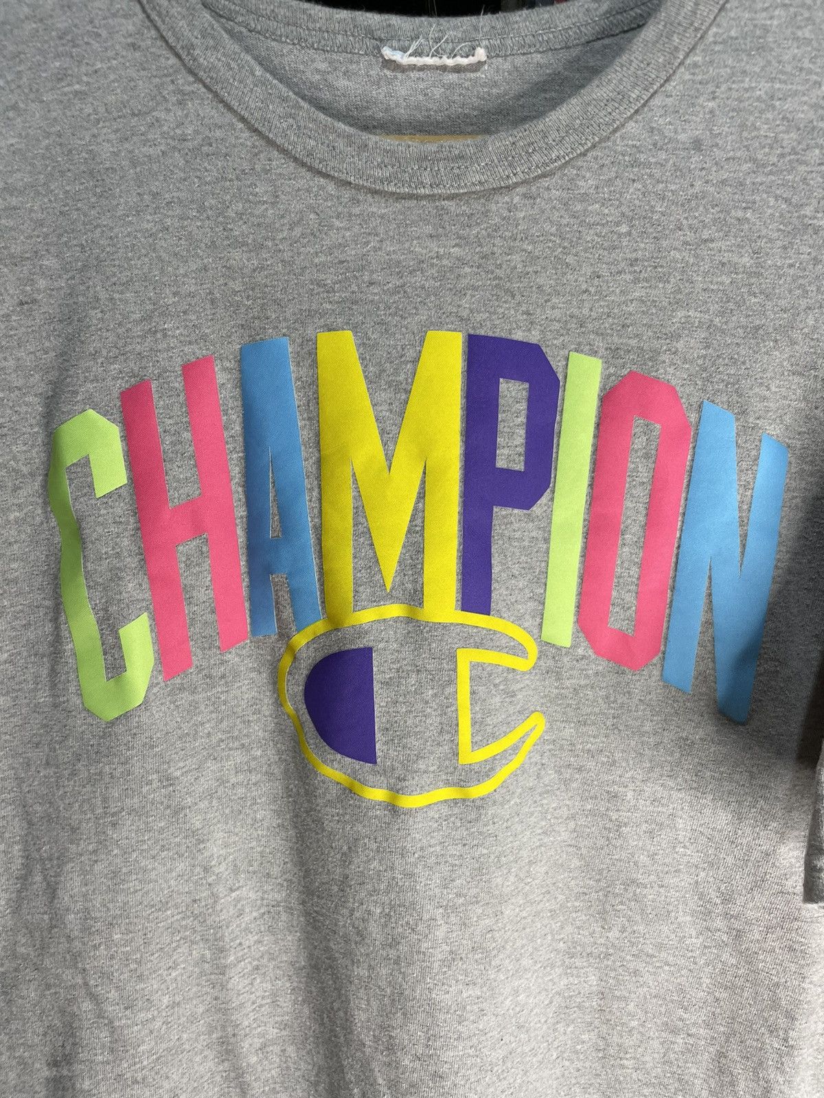 Champion Vintage Y2K Champion Logo Spellout T-shirt Size US XL / EU 56 / 4 - 2 Thumbnail