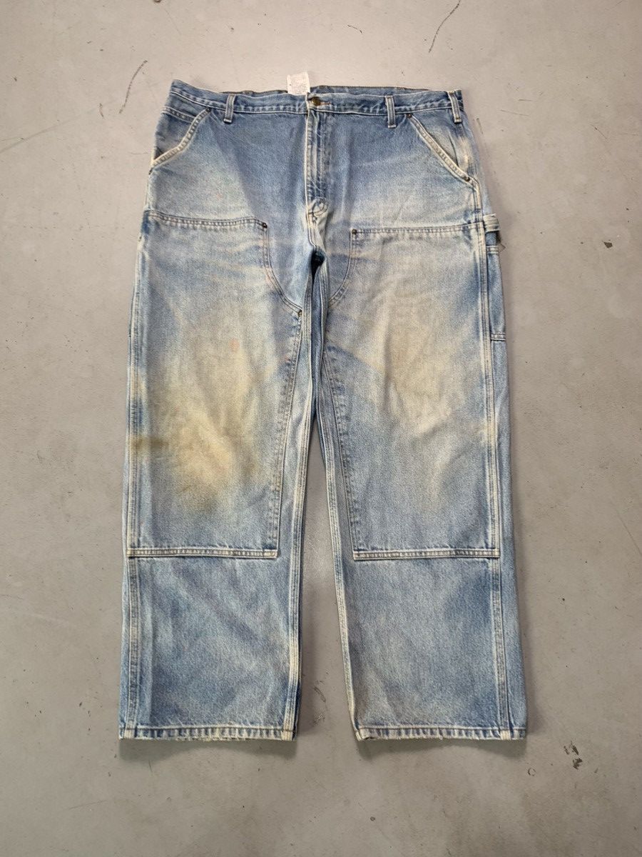 Carhartt Vintage Carhartt B136 dst double knee denim Size US 40 / EU 56 - 1 Thumbnail