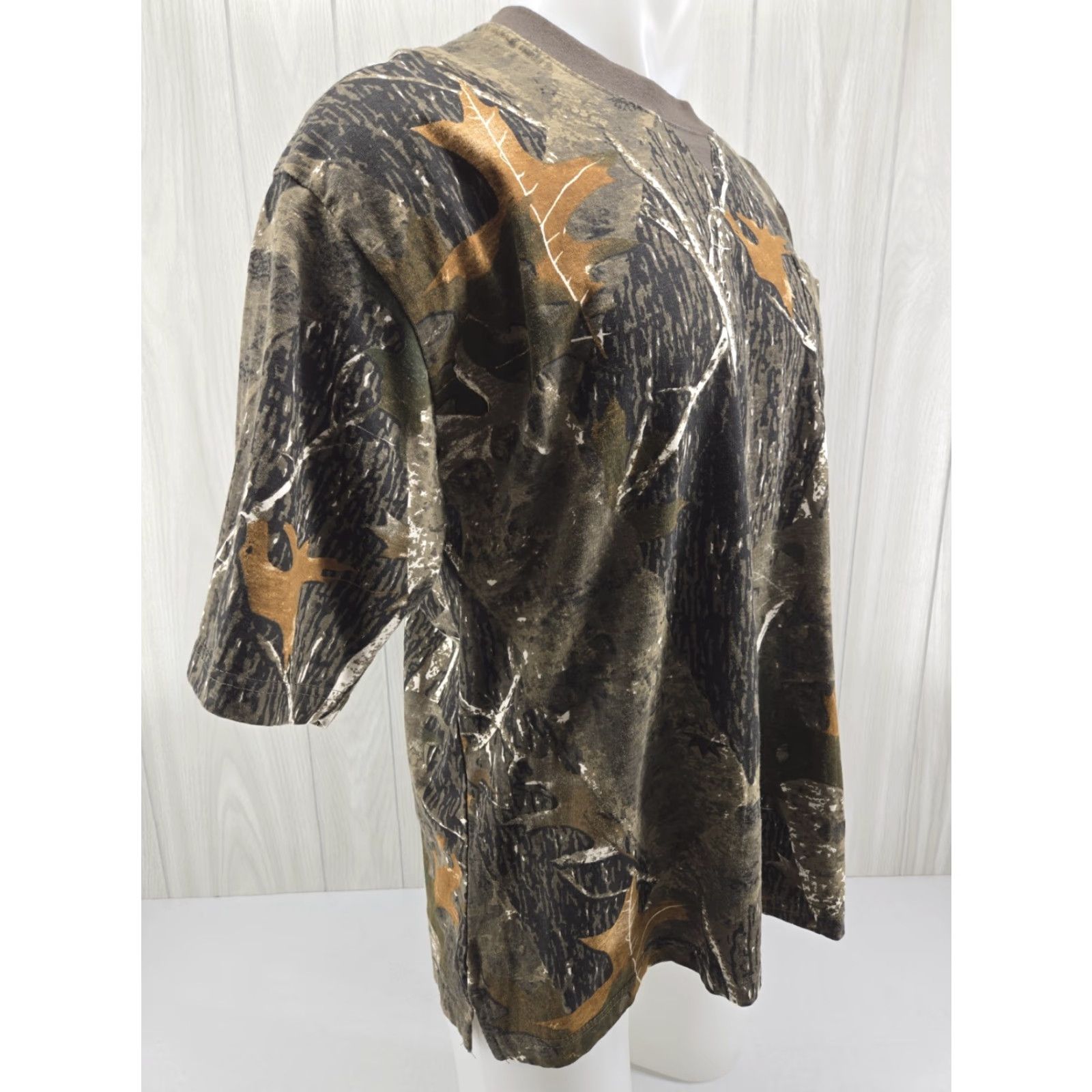 Vintage Canyon Guide T-Shirt Camouflage Short Sleeve Cotton XL Pocket Mens Size US XL / EU 56 / 4 - 3 Thumbnail