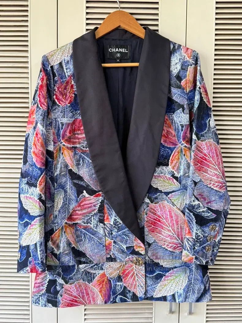 Chanel Chanel 18K Forest Series Corduroy Leaves Jacket Size S / US 4 / IT 40 - 1 Thumbnail