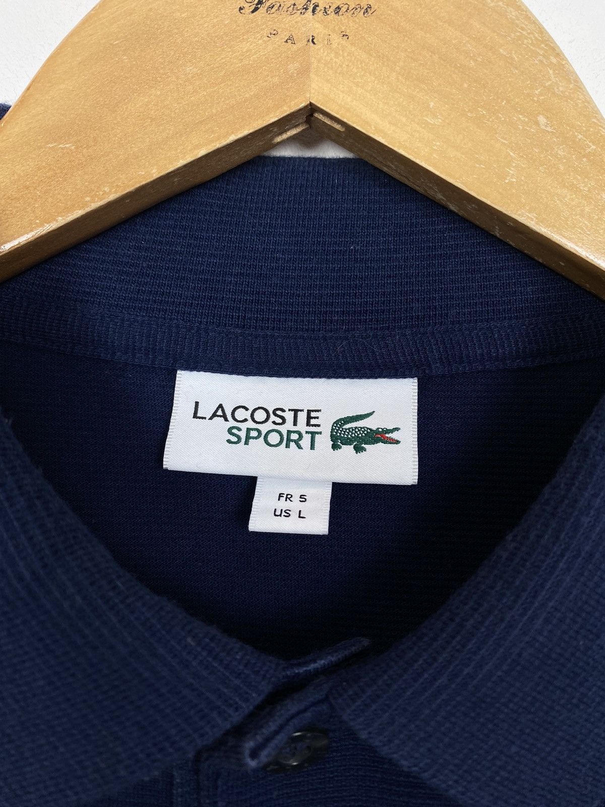 Lacoste Lacoste Sport Polo Shirt Classic Short Sleeve Size 5 L Blue Size US L / EU 52-54 / 3 - 3 Thumbnail