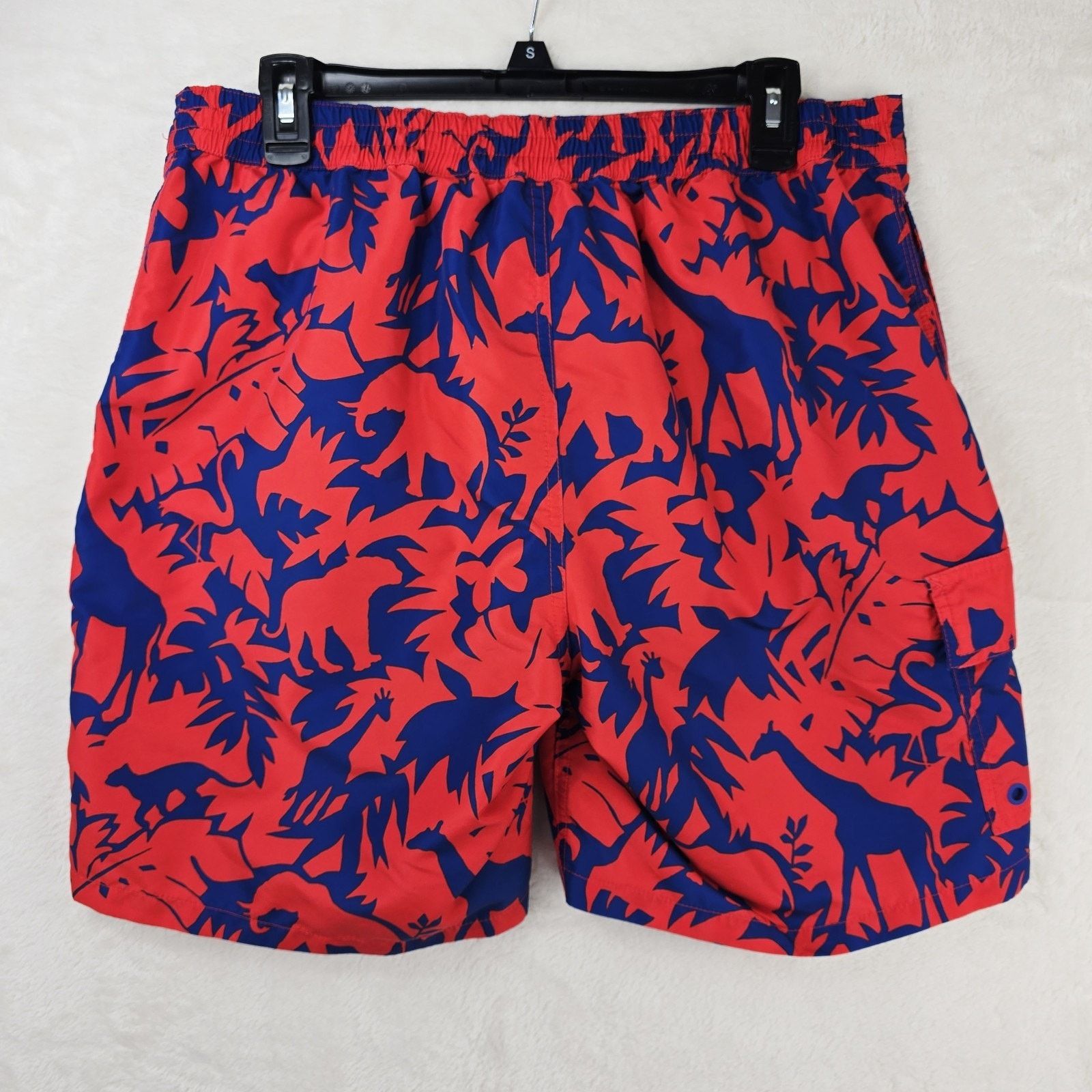 Polo Ralph Lauren Polo Ralph Lauren Swim Trunks Mens Large Red Floral Safari Size US 33 - 10 Thumbnail