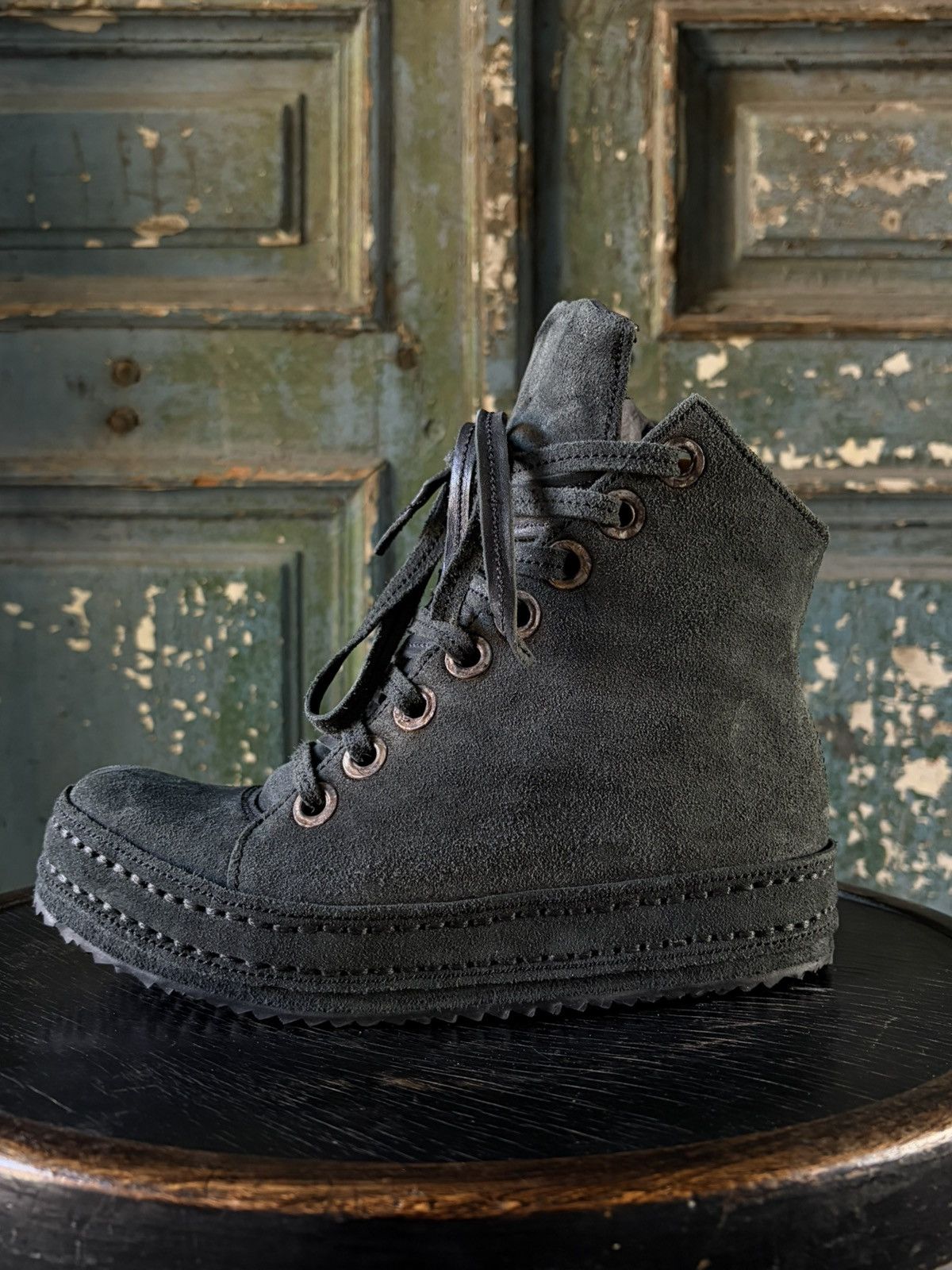 James Kearns James Kearns 8-hole reverse leather sneaker Size US 7 / EU 40 - 7 Thumbnail