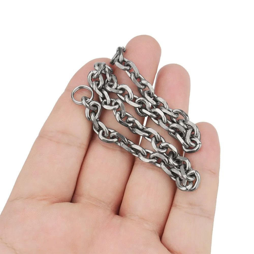 Other Titanium 30cm Chain DIY Connection Keyring Outdoor Tool EDC Size ONE SIZE - 2 Thumbnail