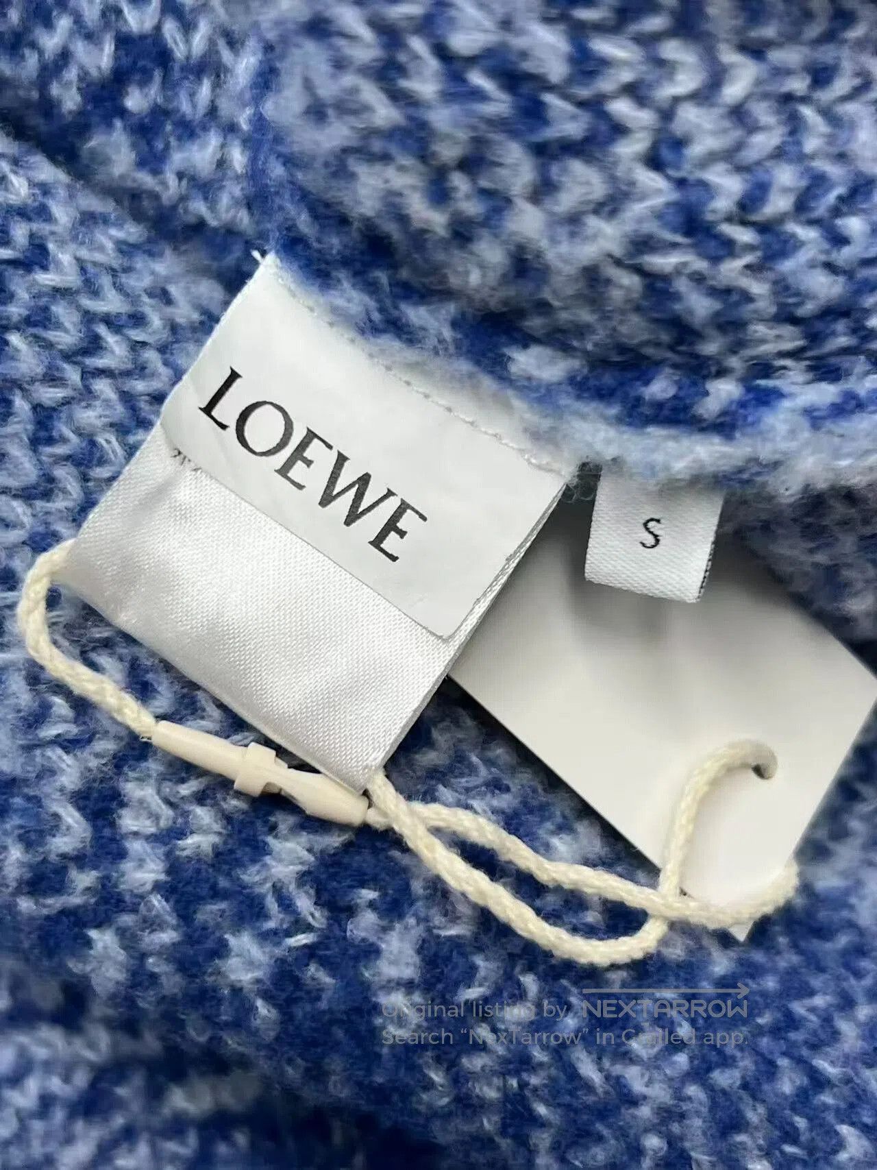 Loewe Loewe Women's Blue Striped Knit Sweater. Size XL / US 12-14 / IT 48-50 - 3 Thumbnail