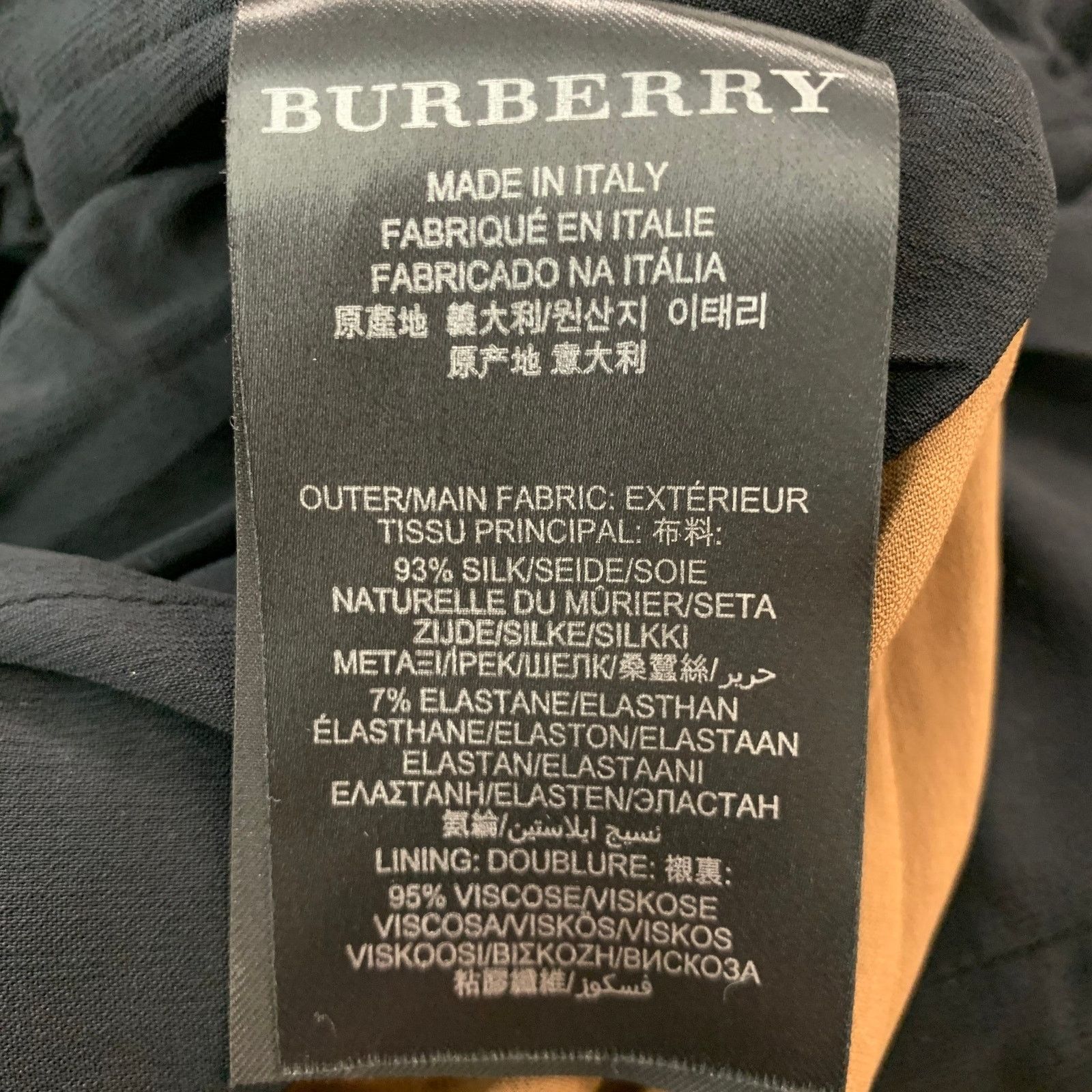 Burberry Prorsum BURBERRY PRORSUM Brown Camel Silk Evening Gown Long Dress Size XS / US 0-2 / IT 36-38 - 6 Thumbnail