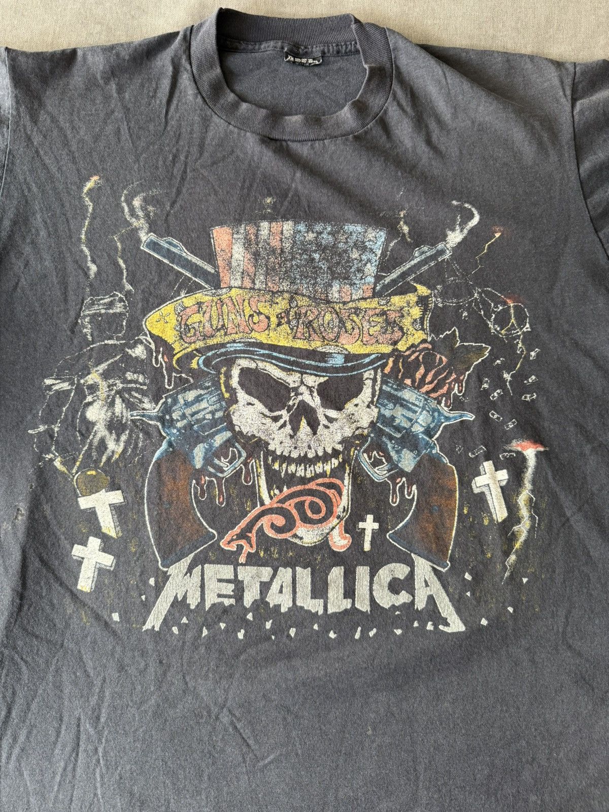 Guns N' Roses Guns N’ Roses x Metallica vintage t-shirt Size US XL / EU 56 / 4 - 4 Thumbnail