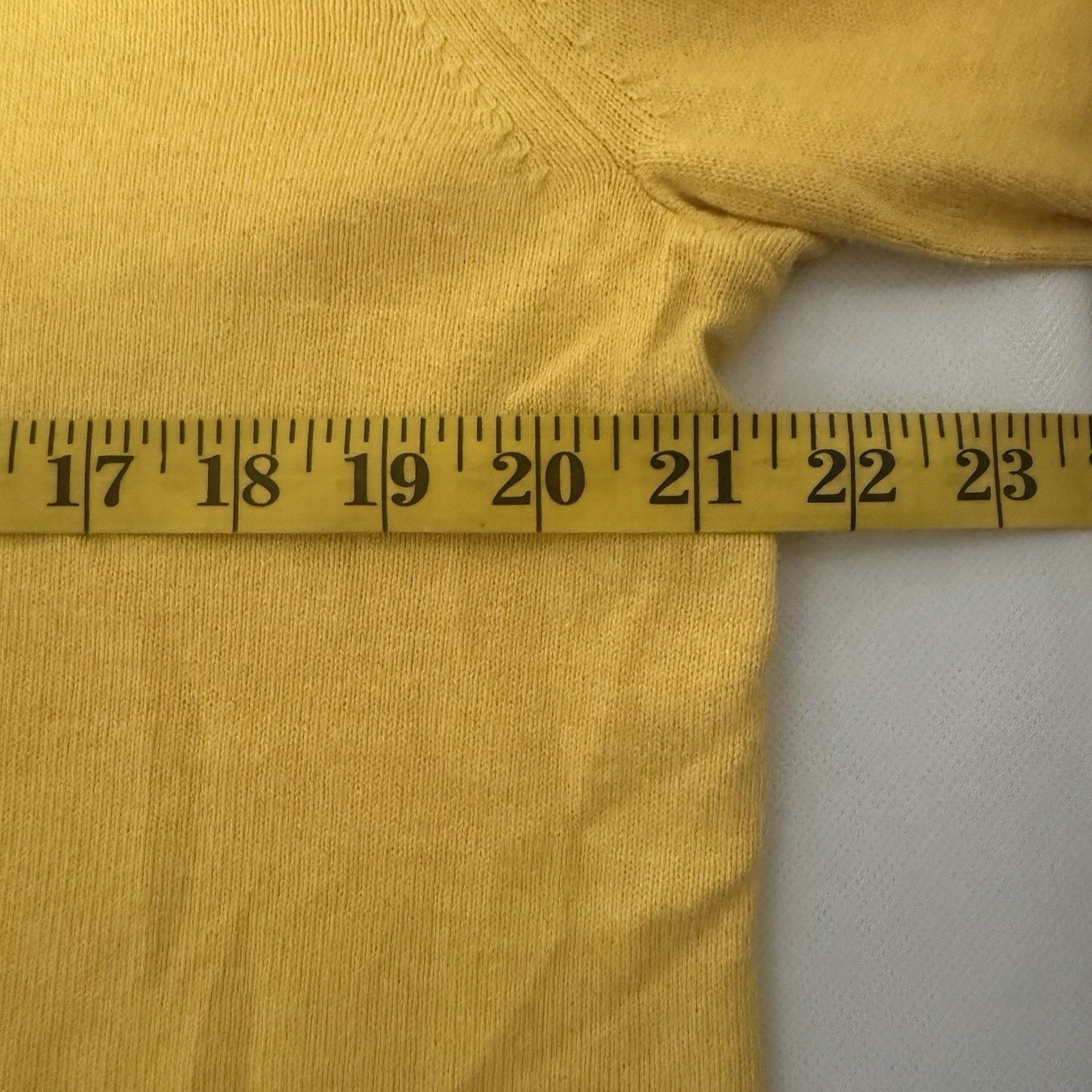Banana Republic Banana Republic Yellow Sweater Cashmere Career Golf Preppy Size US M / EU 48-50 / 2 - 4 Thumbnail