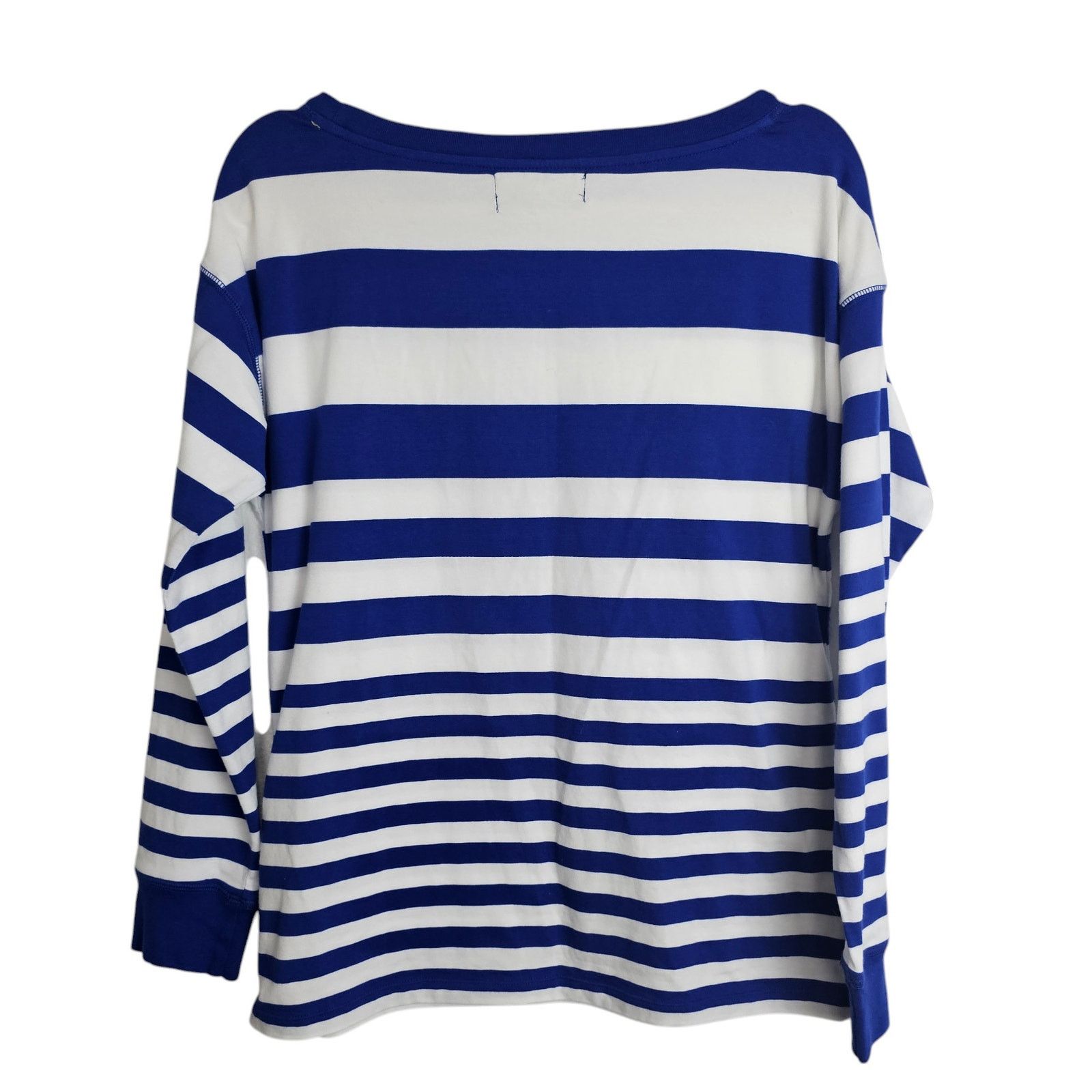 Lauren Ralph Lauren Ralph Lauren Active Striped Top M Nautical Preppy Classic Size M / US 6-8 / IT 42-44 - 6 Thumbnail
