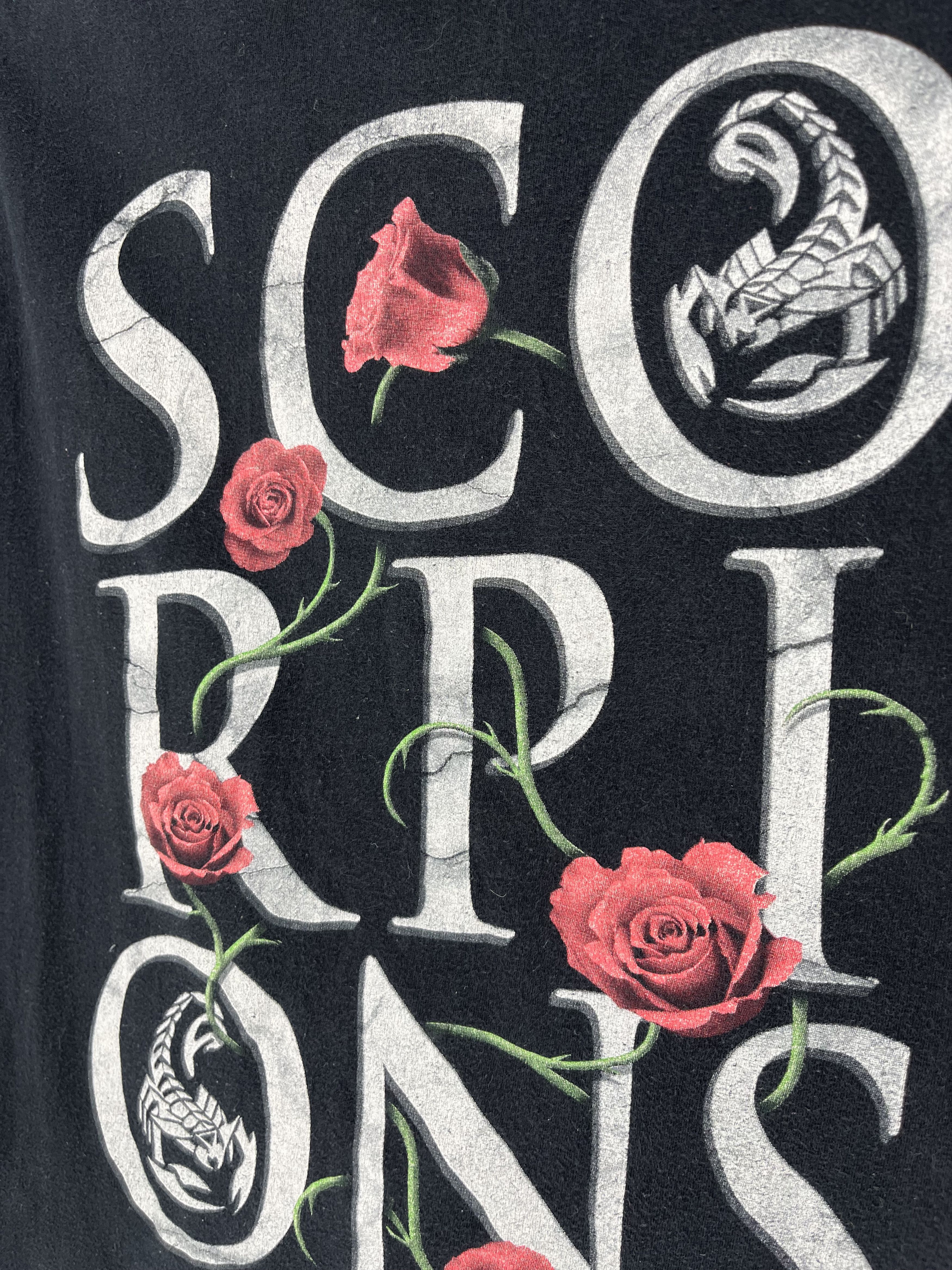 Band Tees Vintage Y2k Scorpions Rock Band T-shirt Band Rock Metal Size L / US 10 / IT 46 - 7 Thumbnail