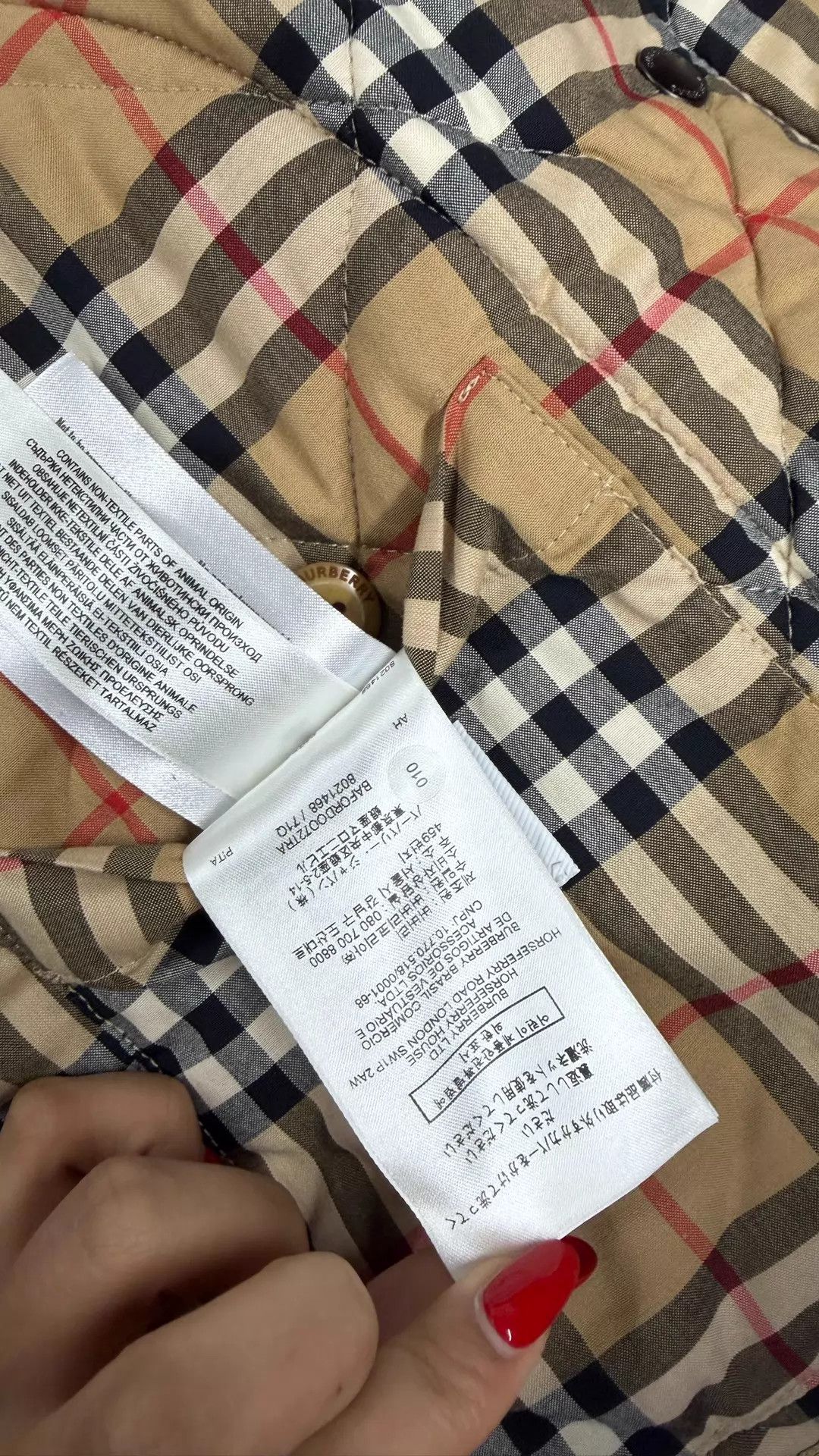Burberry Burberry men's M cotton jacket Size US M / EU 48-50 / 2 - 4 Thumbnail