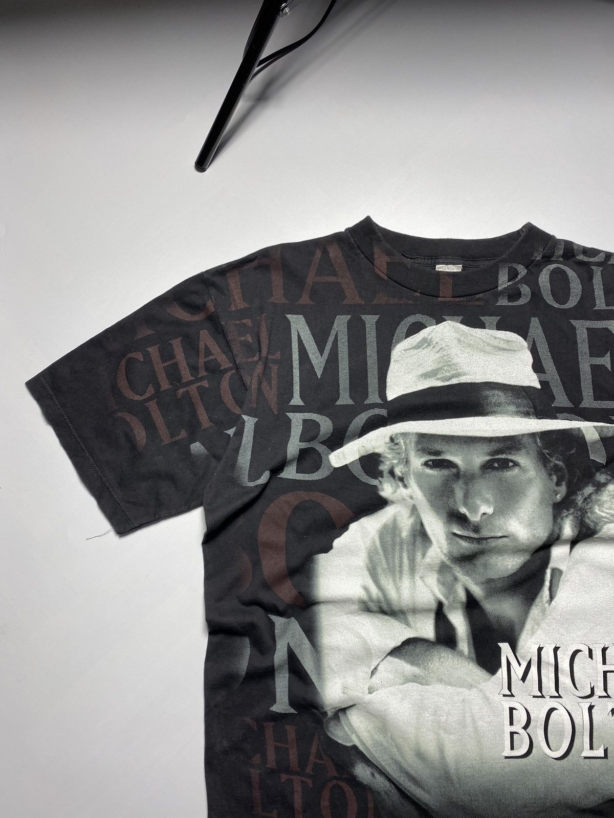 Band Tees × Vintage Vintage 1995 Michael Bolton all over print tour band t-shirt Size US XL / EU 56 / 4 - 2 Thumbnail