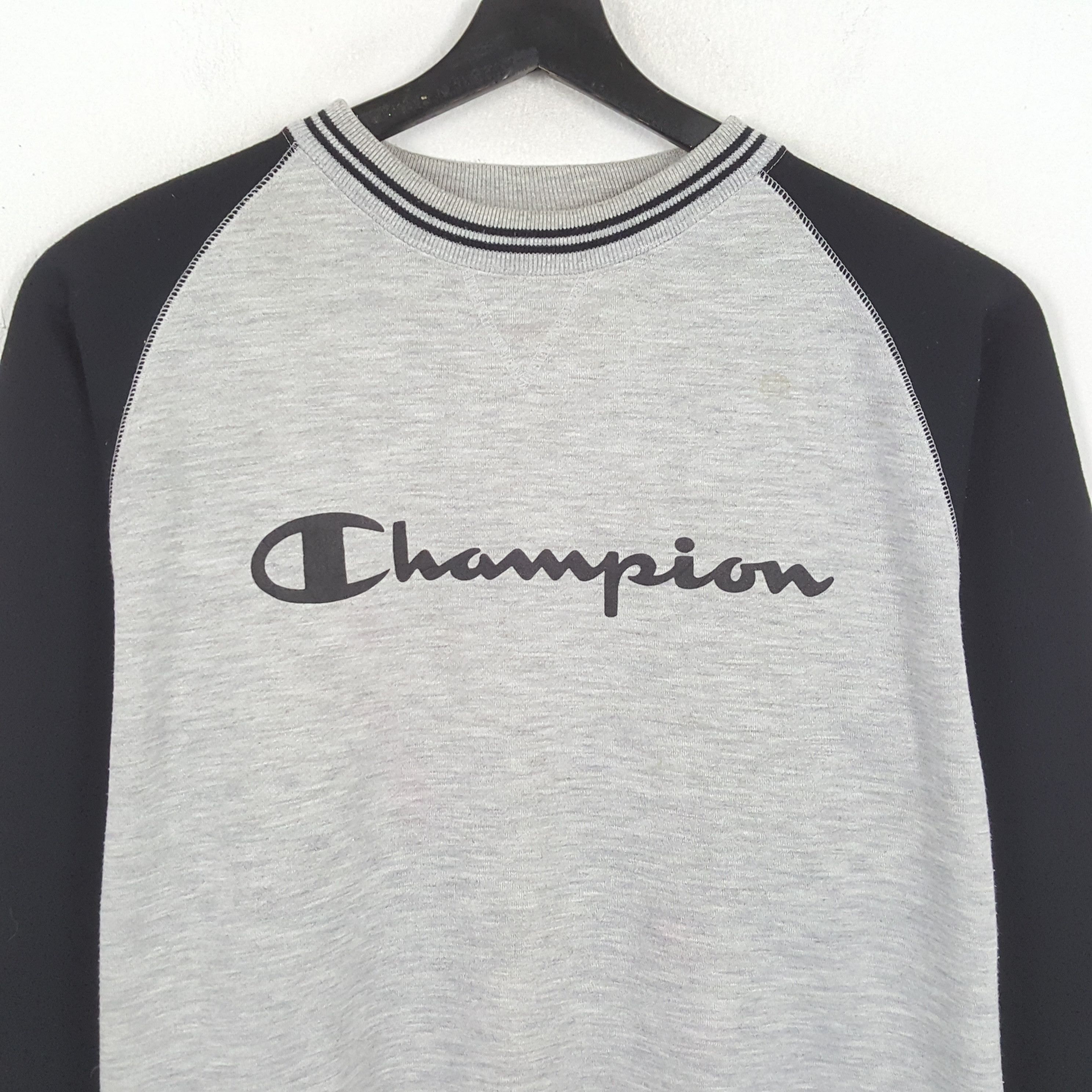 Champion × Vintage CHAMPION Center Spellout Streetwear Style Sweatshirt Size US M / EU 48-50 / 2 - 2 Thumbnail