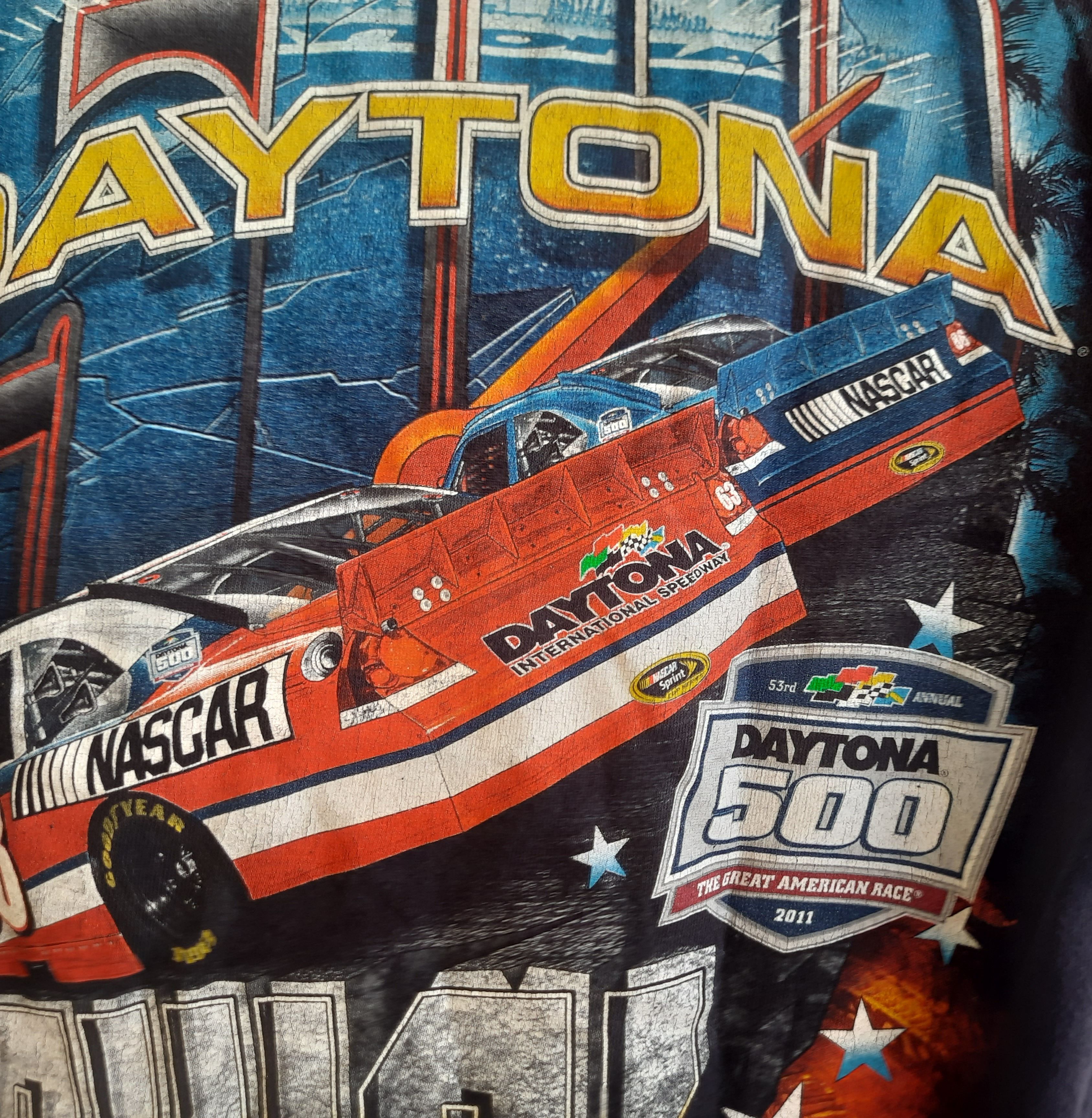 NASCAR Y2K Daytona 500 Nascar T-Shirt Faded Grunge Size US M / EU 48-50 / 2 - 4 Thumbnail