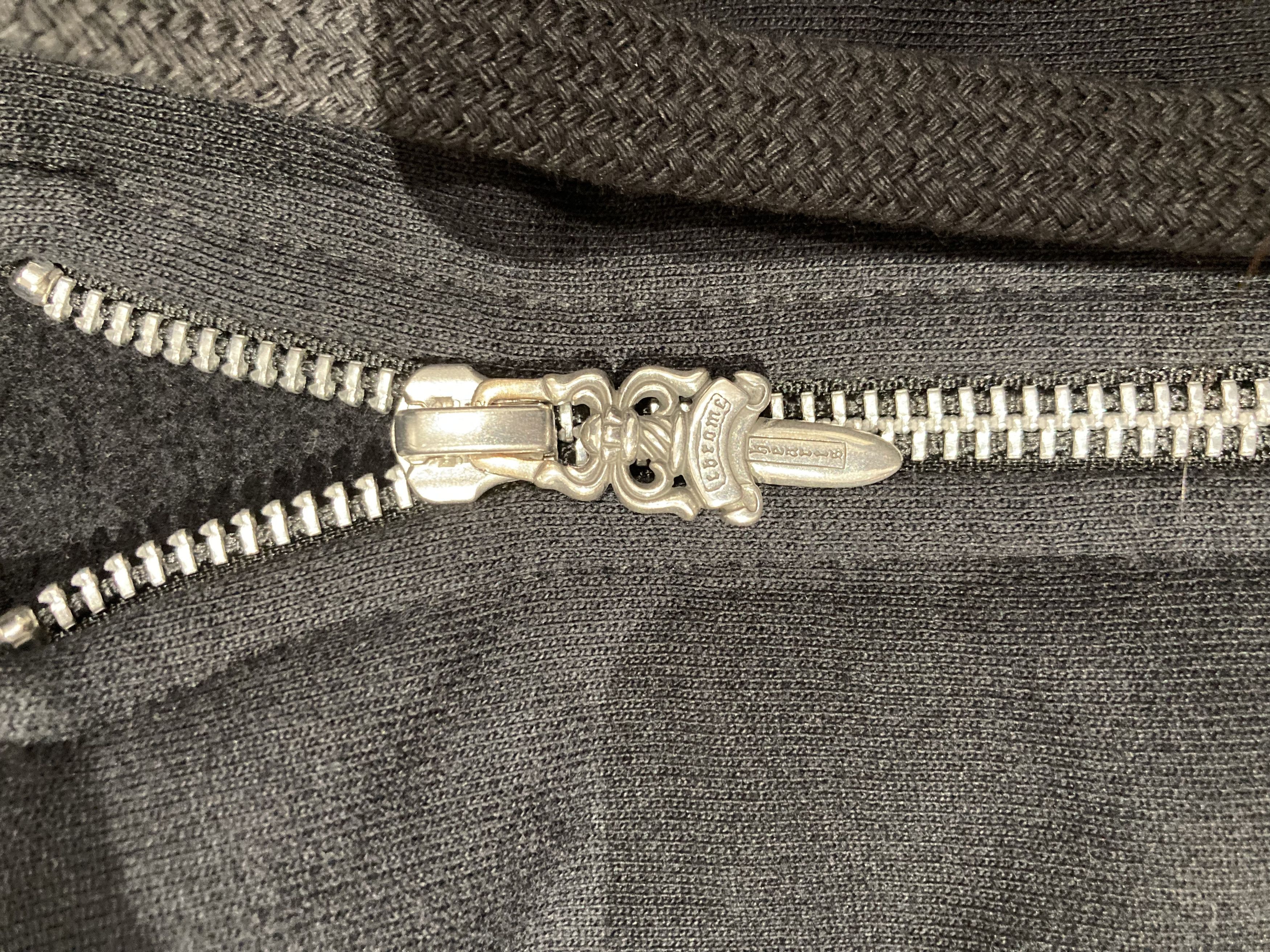 Chrome Hearts Chrome Hearts NYC Scroll Logo Zip Up Hoodie Size US XL / EU 56 / 4 - 6 Thumbnail