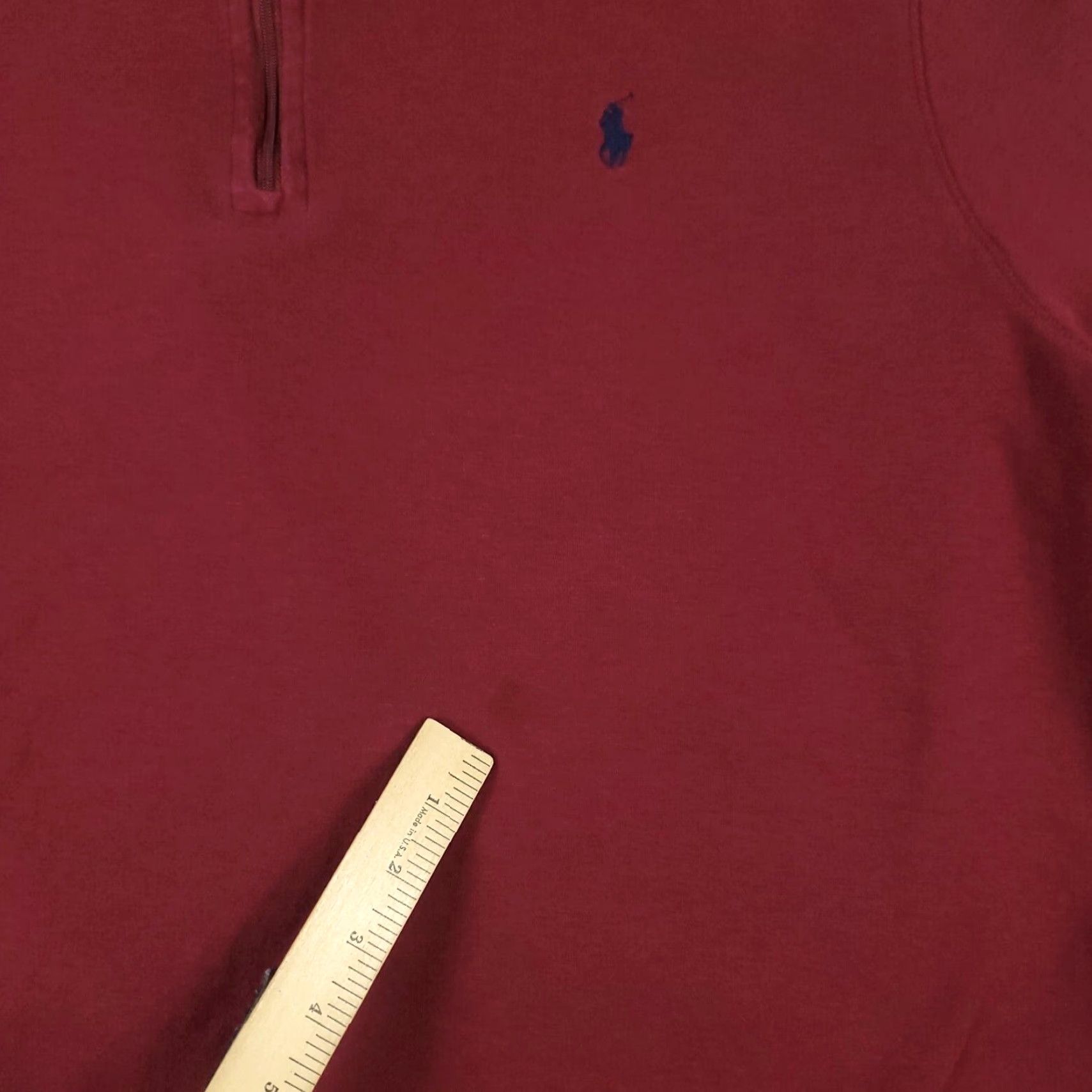 Ralph Lauren VINTAGE Ralph Lauren Sweater Men Size 2XL Pullover Long Sleeve Red Logo 1/4 Zip Classic Size US XXL / EU 58 / 5 - 5 Thumbnail
