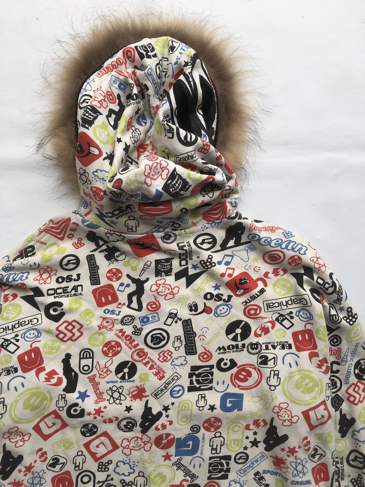 If Six Was Nine OCEAN’SKY POEM FUR HOODIE SKATE PUNK IFSIX STYLE Size US L / EU 52-54 / 3 - 8 Thumbnail