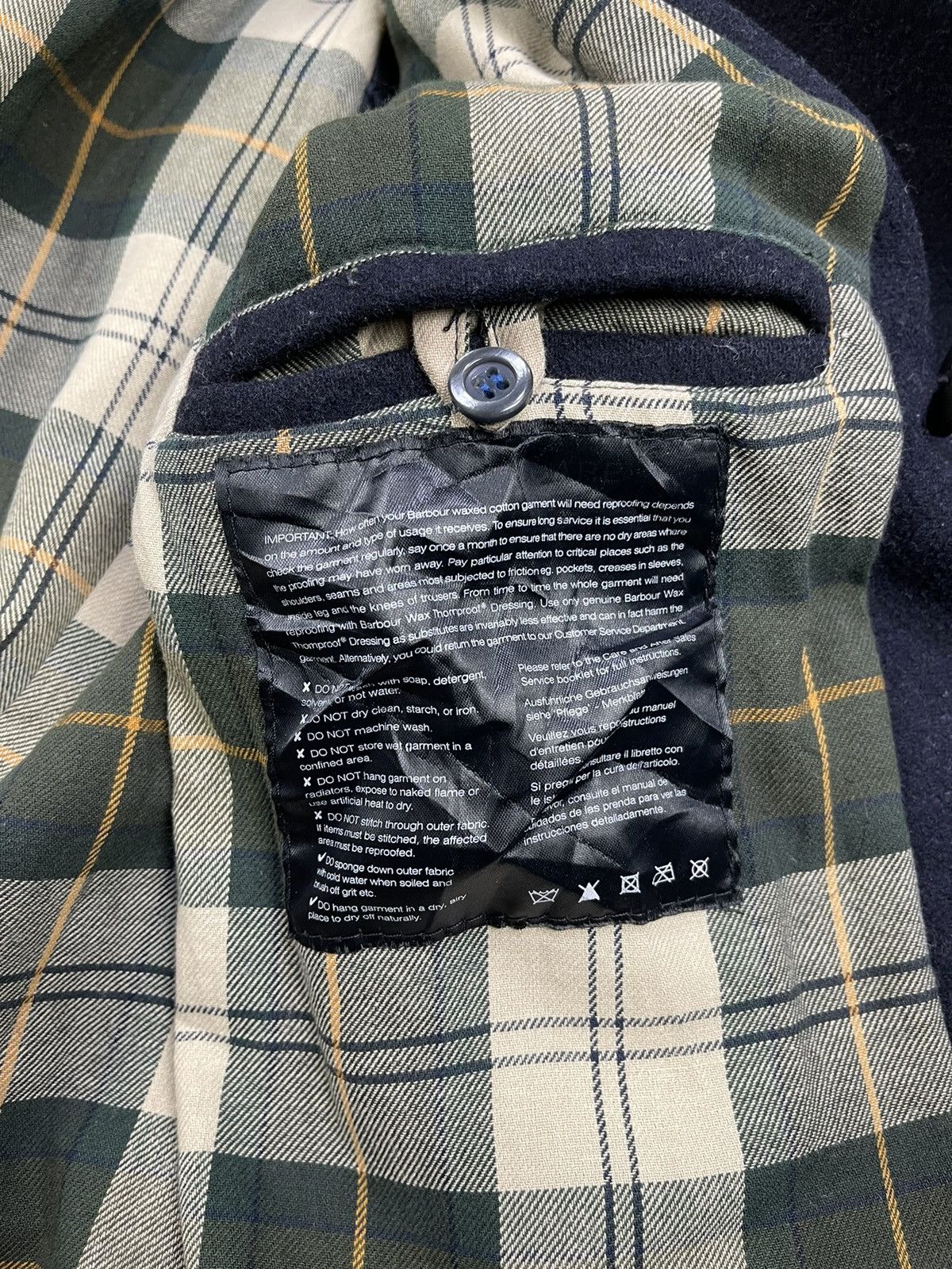 Barbour Vtg BARBOUR x Joe Casely Hayford for John Lewis Tartan Lined Size US L / EU 52-54 / 3 - 14 Thumbnail