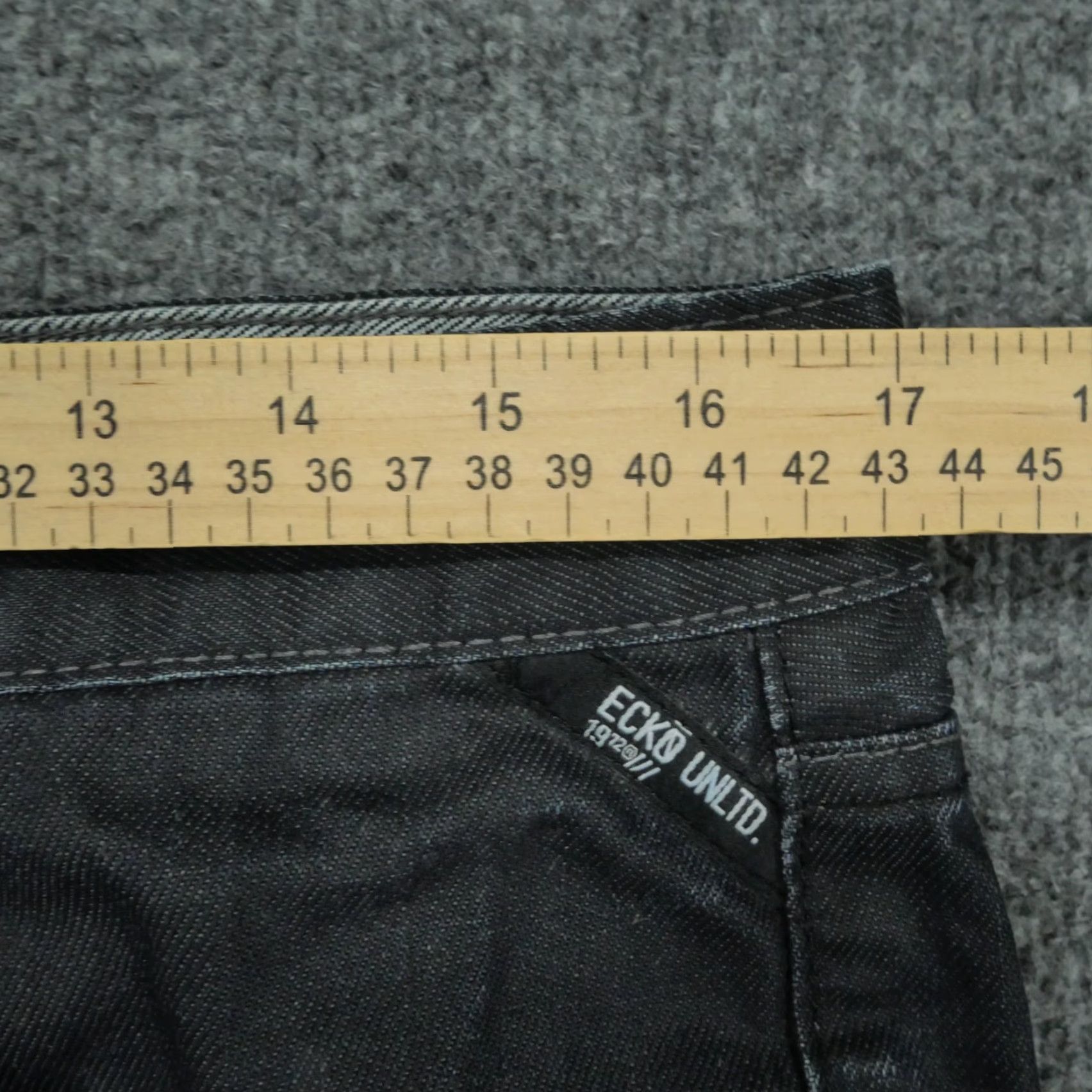 Ecko Unltd. VINTAGE Ecko Unltd. Jeans Men 34 34x32 Blue Dark Wash Straight Leg 5-Pocket Denim Cotton Zip Size US 34 / EU 50 - 7 Thumbnail
