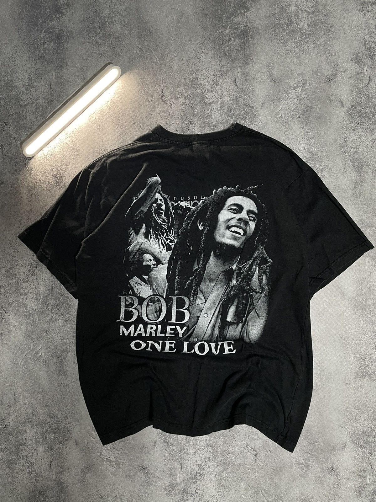 Bob Marley × Rap Tees Vintage Bootleg Bob Marley One Love Rasta Shirt Rap tee Size US L / EU 52-54 / 3 - 7 Thumbnail