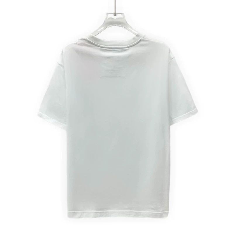 Givenchy Givenchy White Logo Stamp Cotton Crew Neck T-Shirt Size US S / EU 44-46 / 1 - 2 Thumbnail