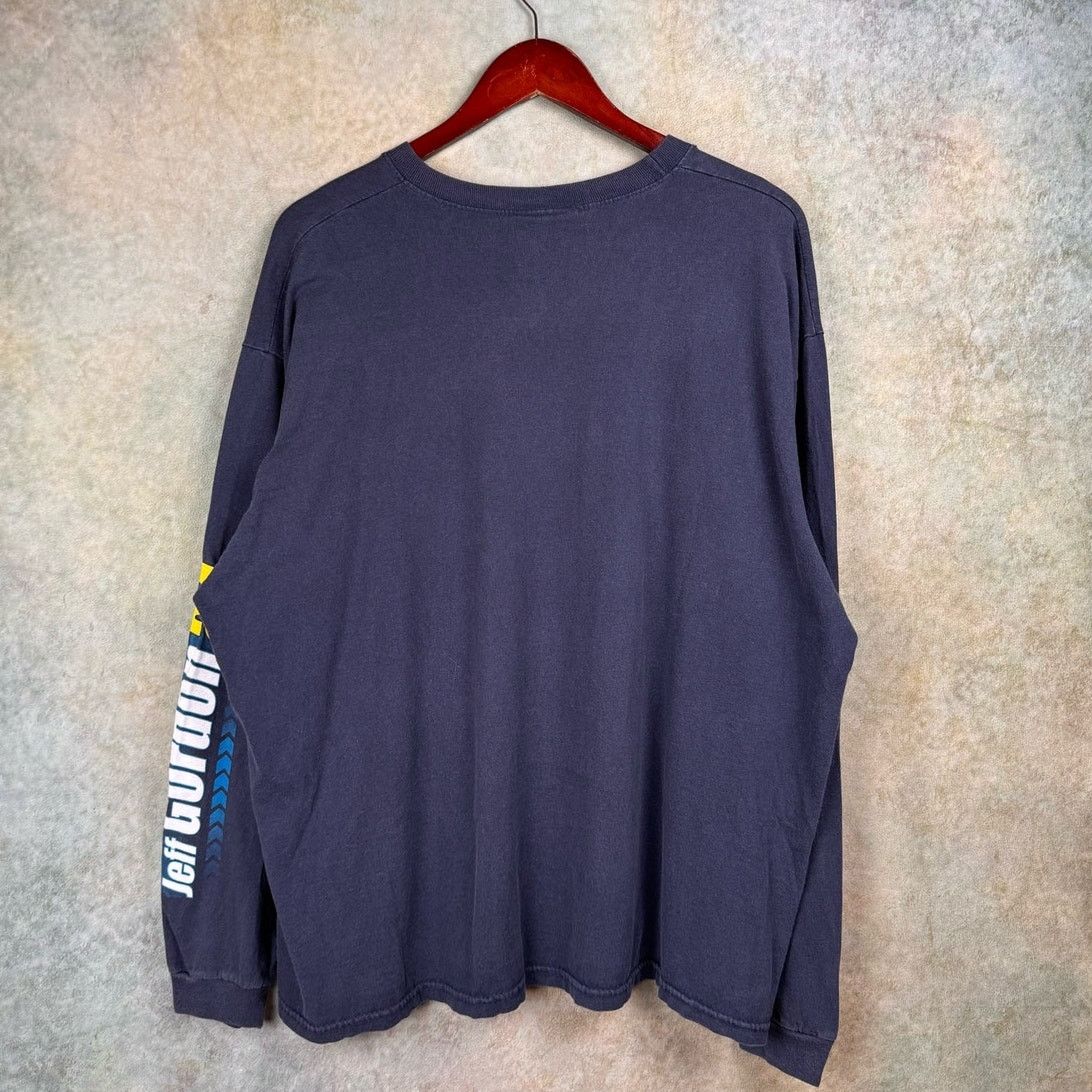 NASCAR × Vintage VTG 90s Nascar Jeff Gordon Shirt Sz XL Navy Blue Long Sleeve Size US XL / EU 56 / 4 - 3 Thumbnail