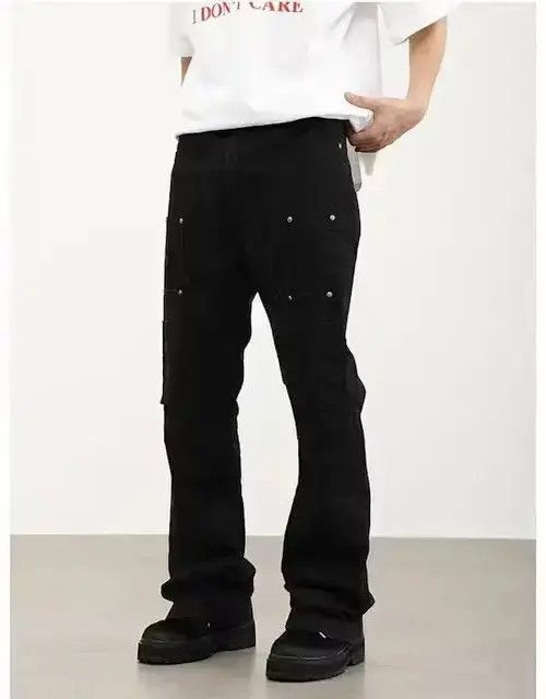 Japanese Brand × Jean Wide Leg Jeans Baggy Y2k Washed Size US 30 / EU 46 - 1 Thumbnail