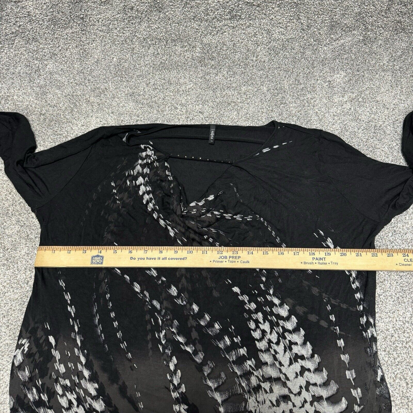 Other Edlista Top 1X Plus Avant-Garde Abstract Draped Fairy Grunge Size XL / US 12-14 / IT 48-50 - 5 Thumbnail