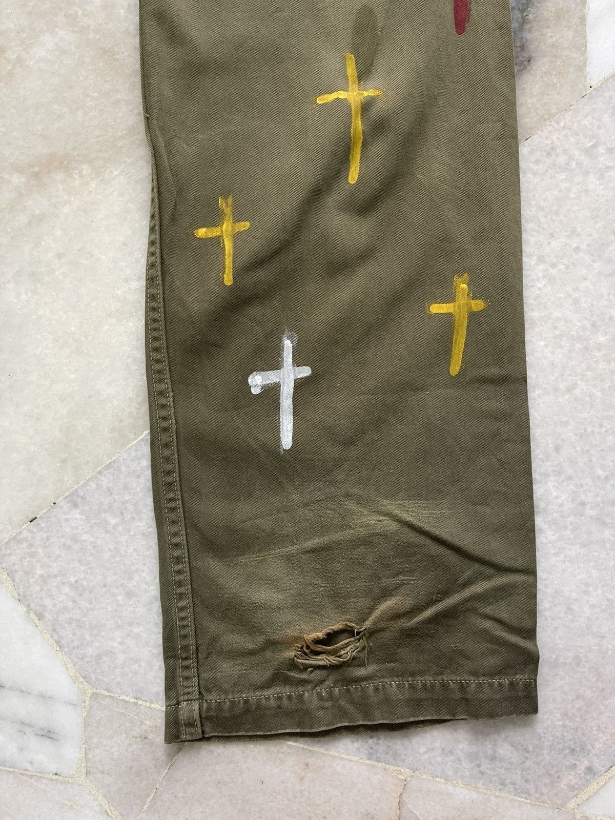Kapital Kapital Army Green Custom Cross Pants Size US 30 / EU 46 - 12 Thumbnail