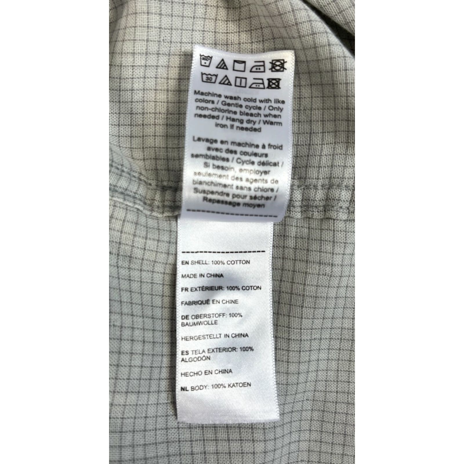 UNTUCKit UNTUCKit Valadige Button-Up Shirt Men's Regular 2XL Gray 100% Cotton Long Sleeve Collared Solid Shirt Men’s VALADIGE 33980 Size US XXL / EU 58 / 5 - 5 Thumbnail
