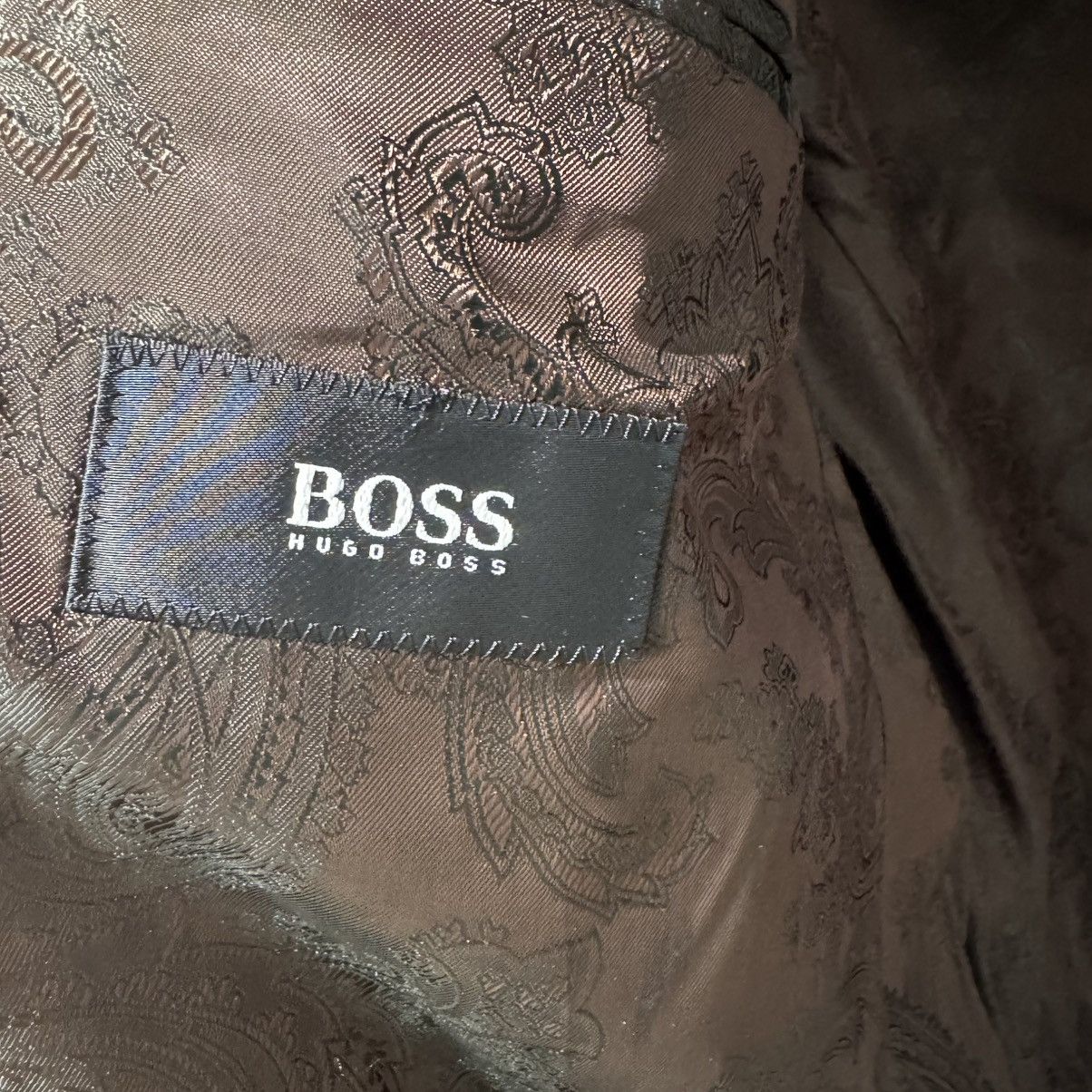 Hugo Boss Hugo Boss men’s black suit, premium Loro Piana 100% cashmere Size 46R - 2 Thumbnail